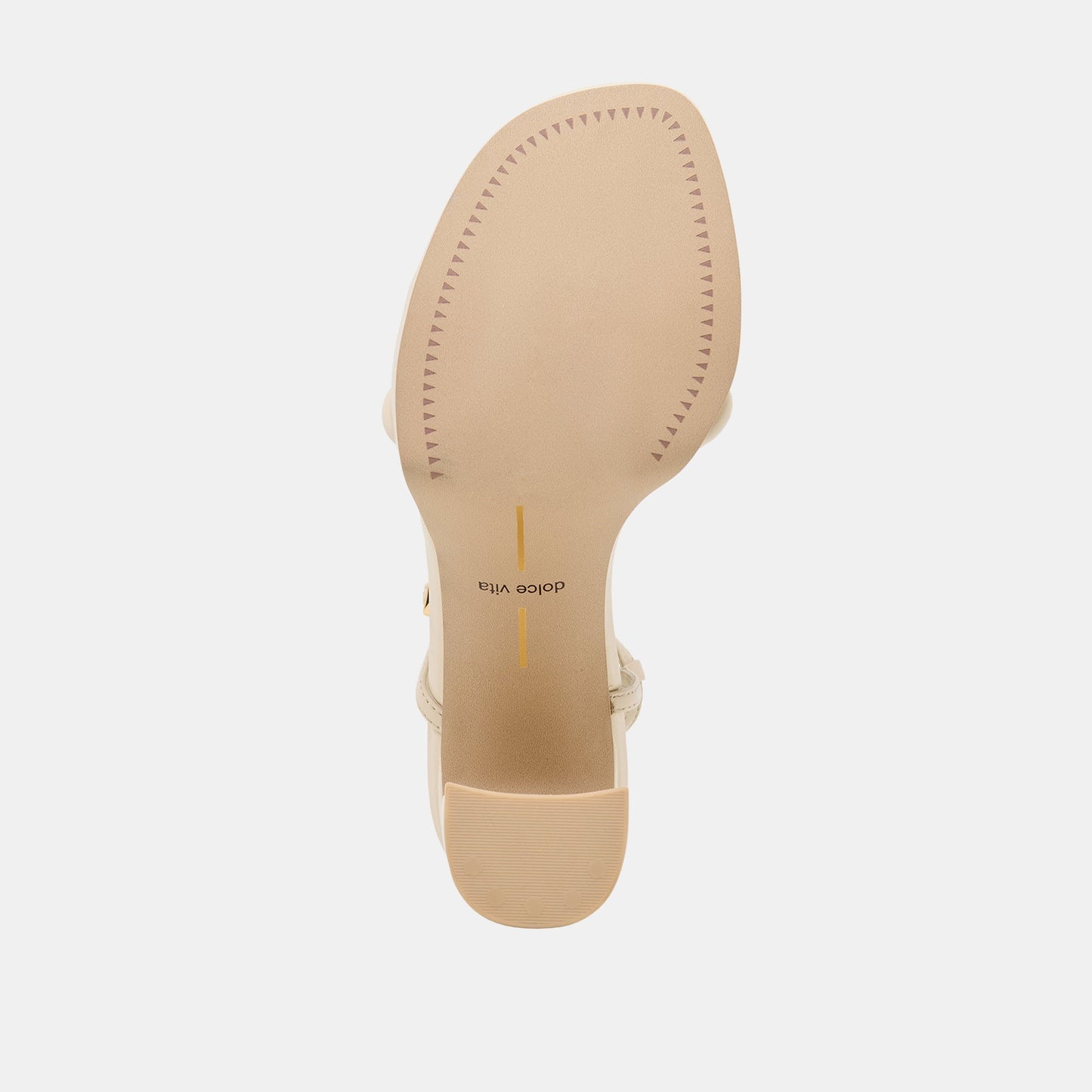 Dolce Vita Odete Creme Leather Heels