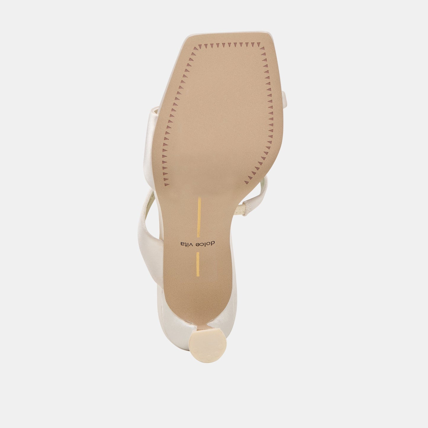 Dolce Vita Icelyn Ivory Satin Heels