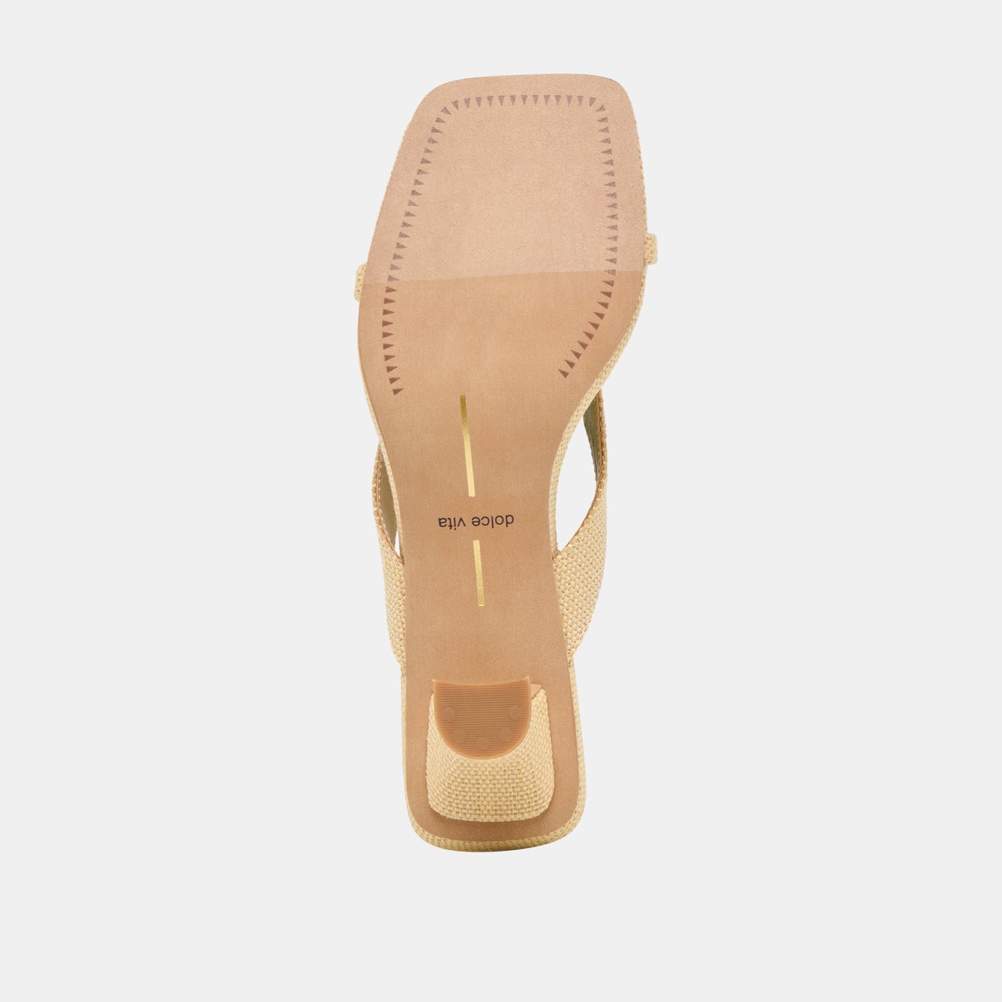 Dolce Vita Brevel Natural Raffia Heels