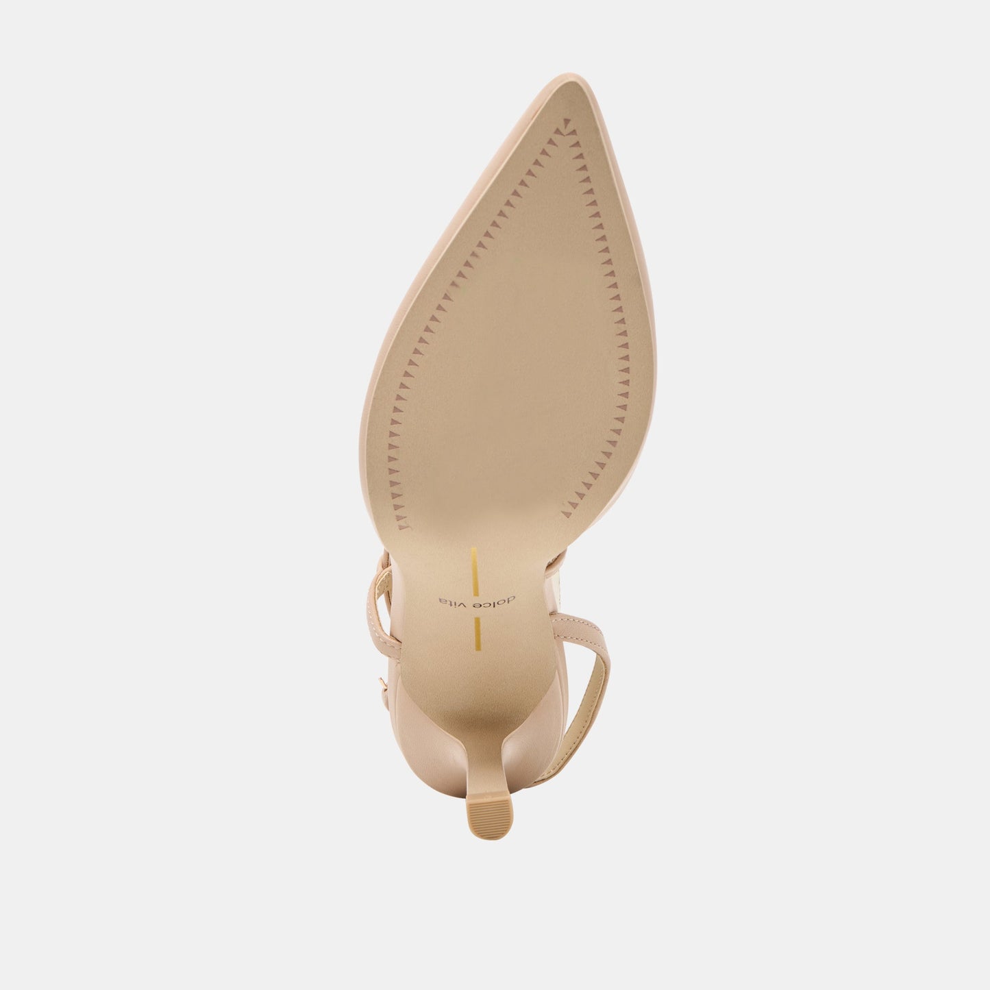Dolce Vita Kamra Beige Leather Heels