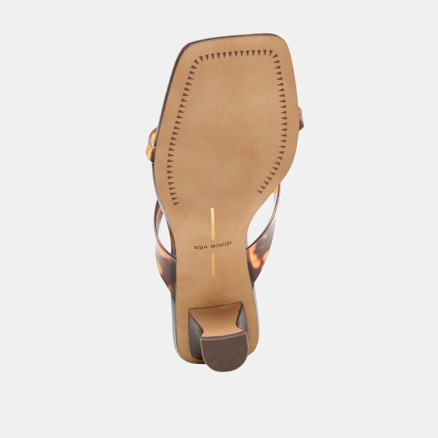 Dolce Vita Brevel Vinyl Tortoise Jelly Heels