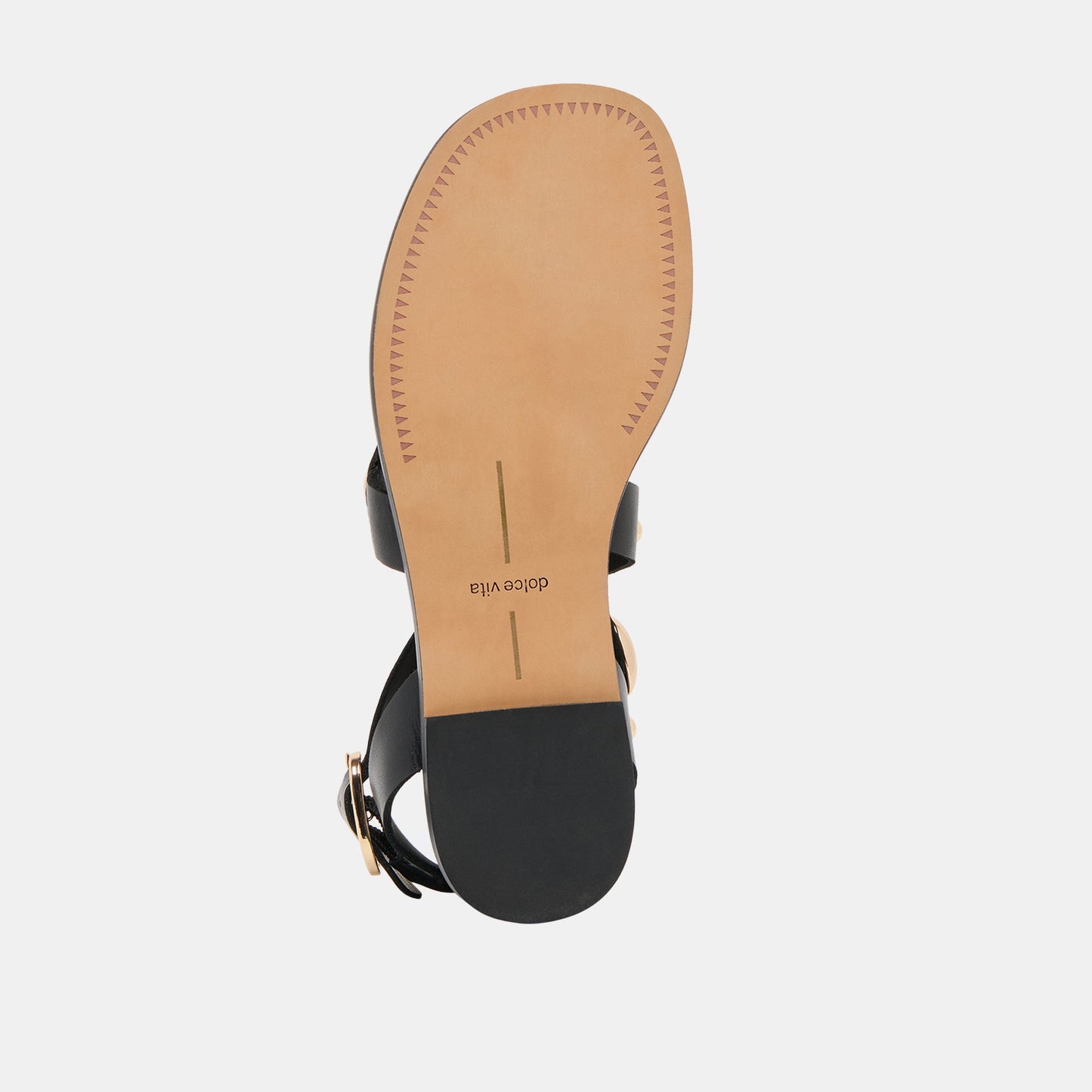 Dolce Vita Jayde Black Leather Sandals