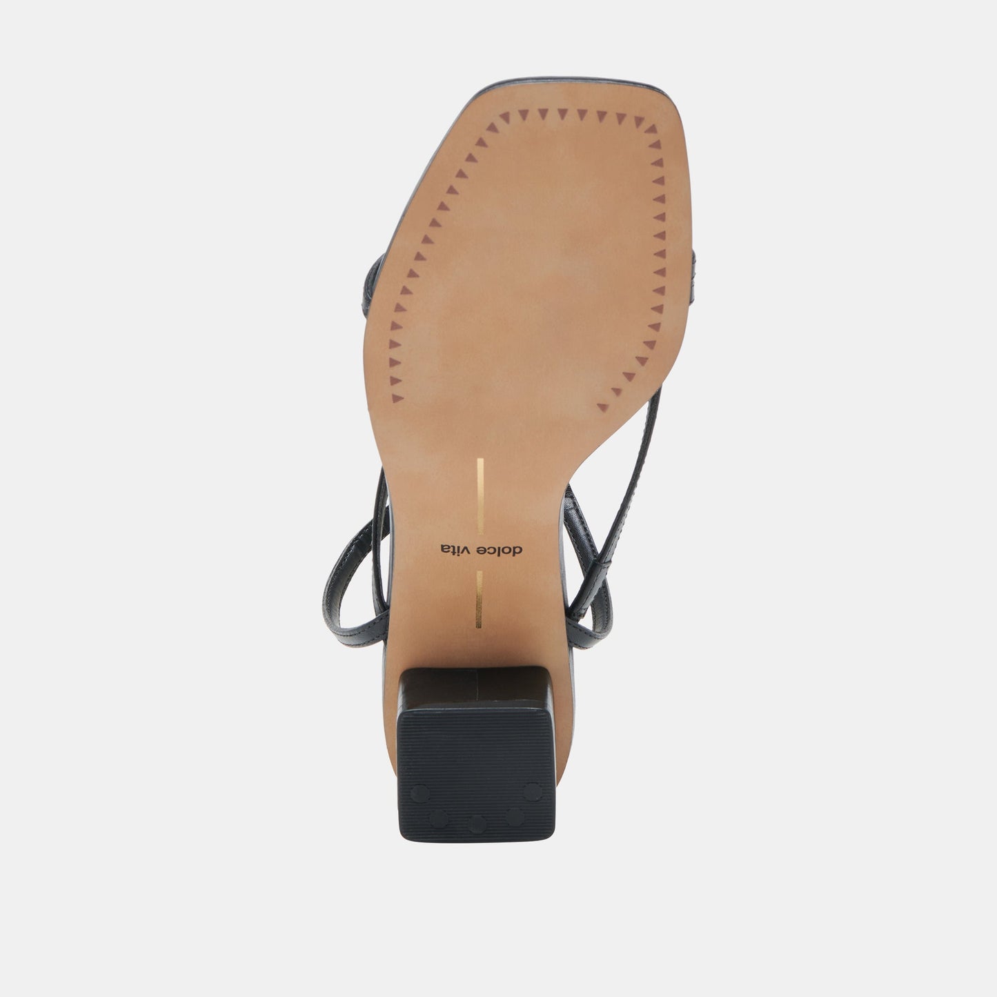 Dolce Vita Karlos Wide Black Leather Sandals