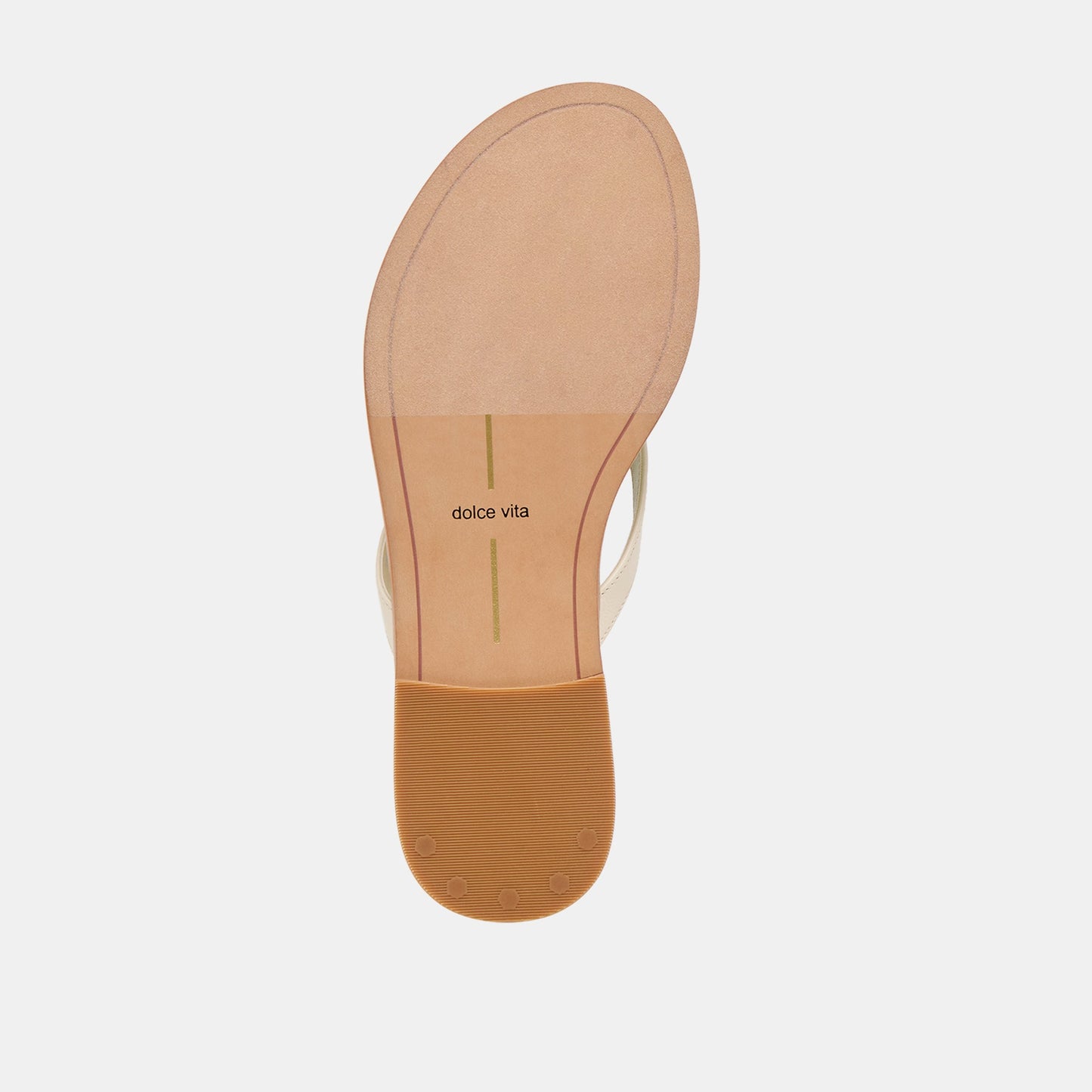 Dolce Vita Juny Off White Leather Sandals