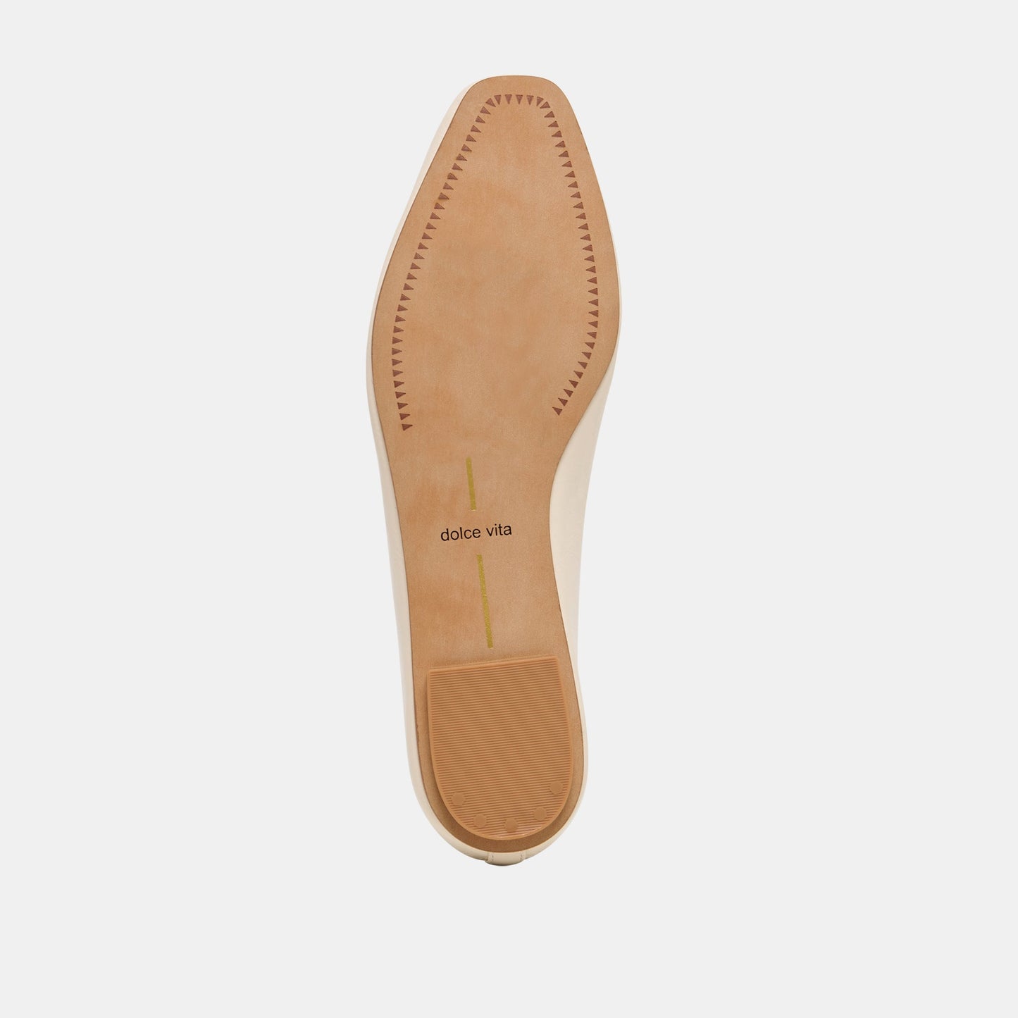 Dolce Vita CARET Bone Leather Pointed-Toe Ballet Flats