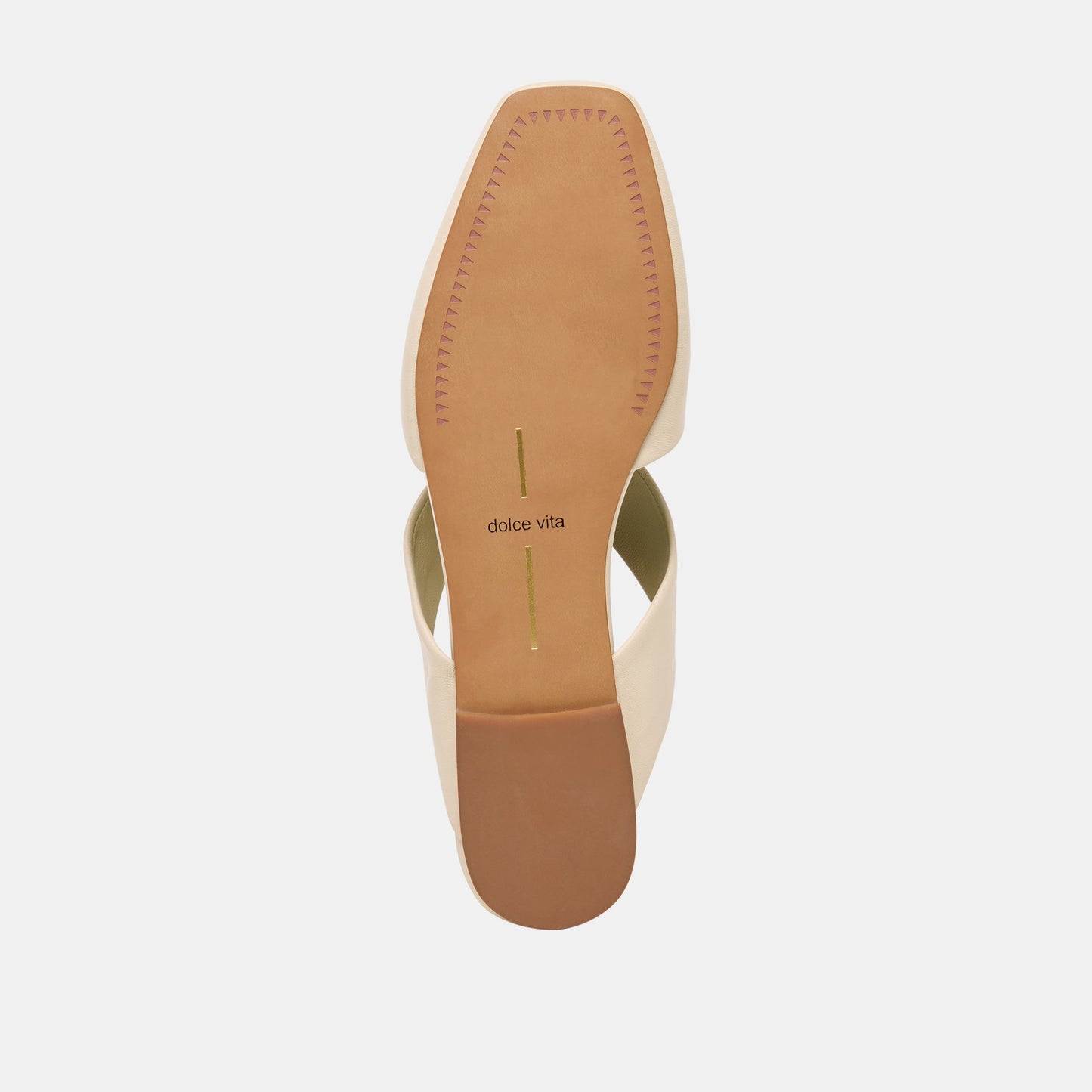 Dolce Vita Franey White Leather Flats