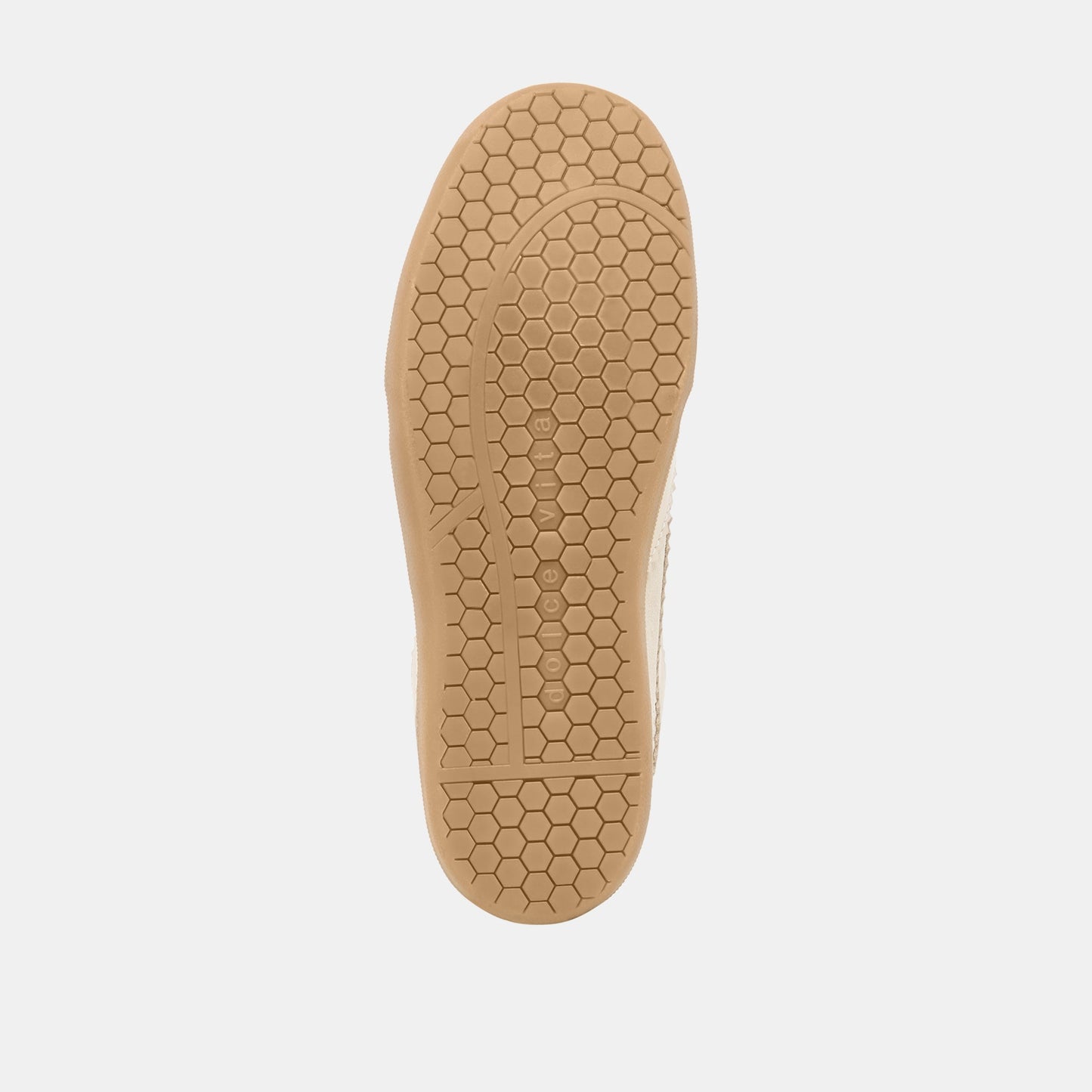 Dolce Vita Merit Velcro Ivory Leather Sneakers