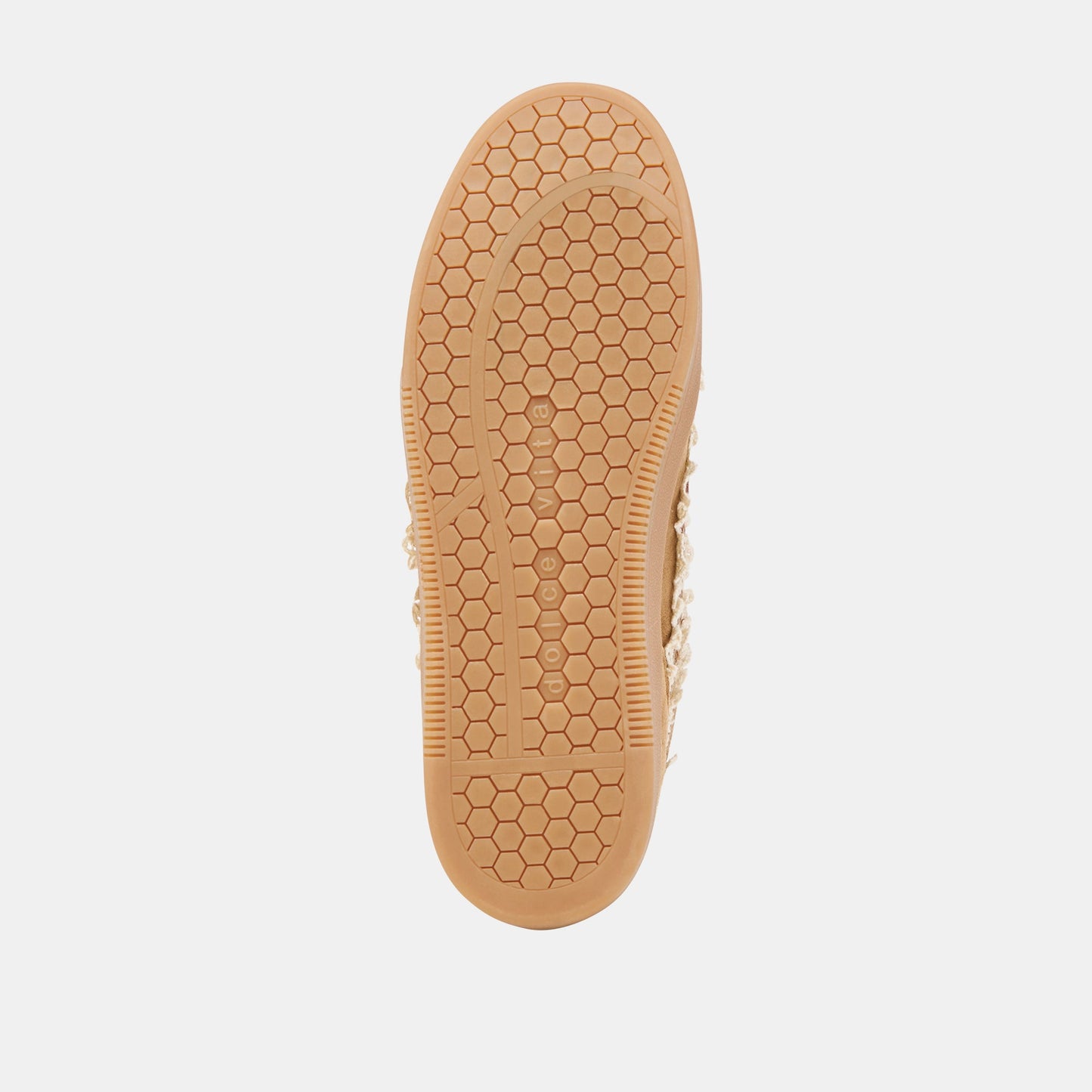 Dolce Vita Notice Lace Lt Brown Suede Sneakers