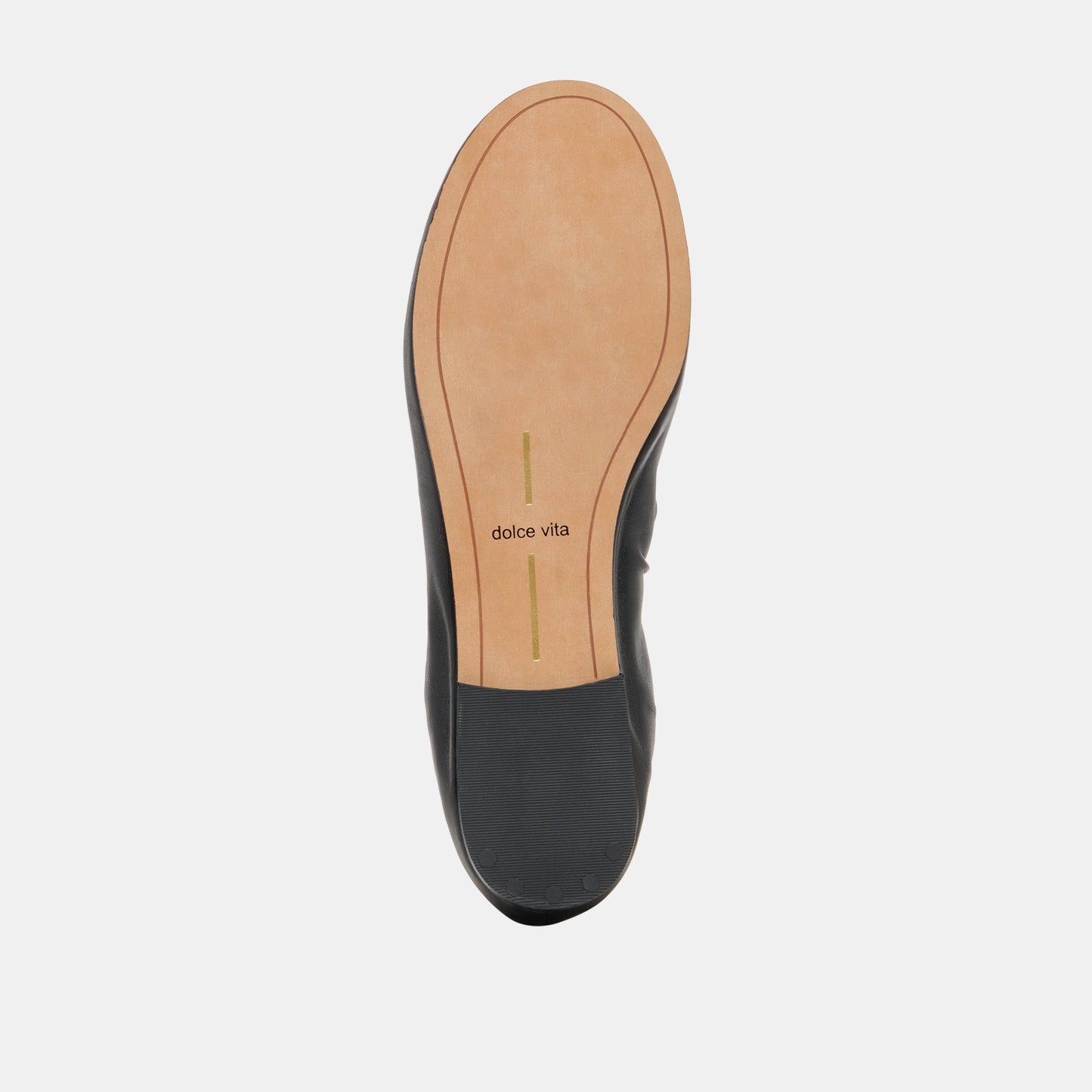 Dolce Vita Cornel Black Leather Flats