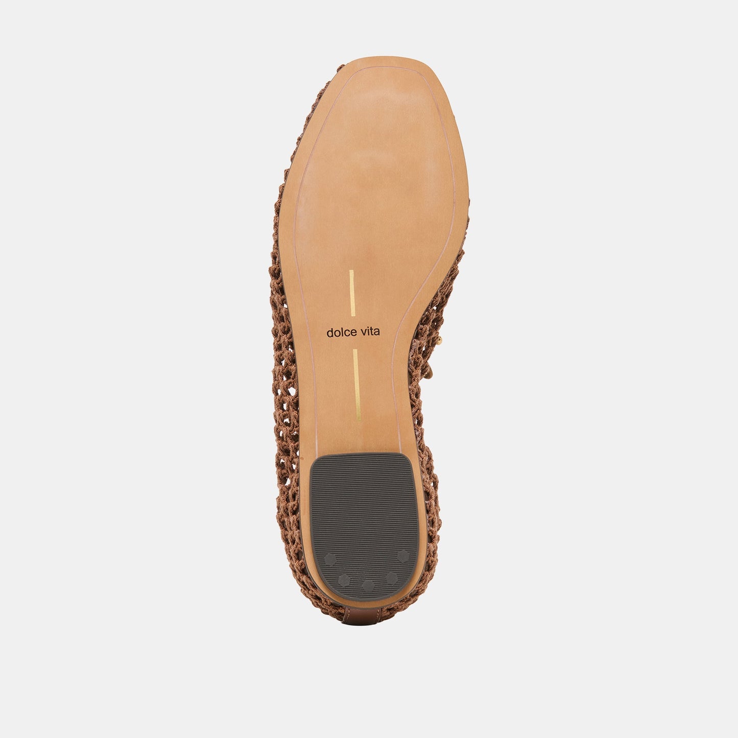 Dolce Vita Kaylyn Dk Brown Crochet Flats
