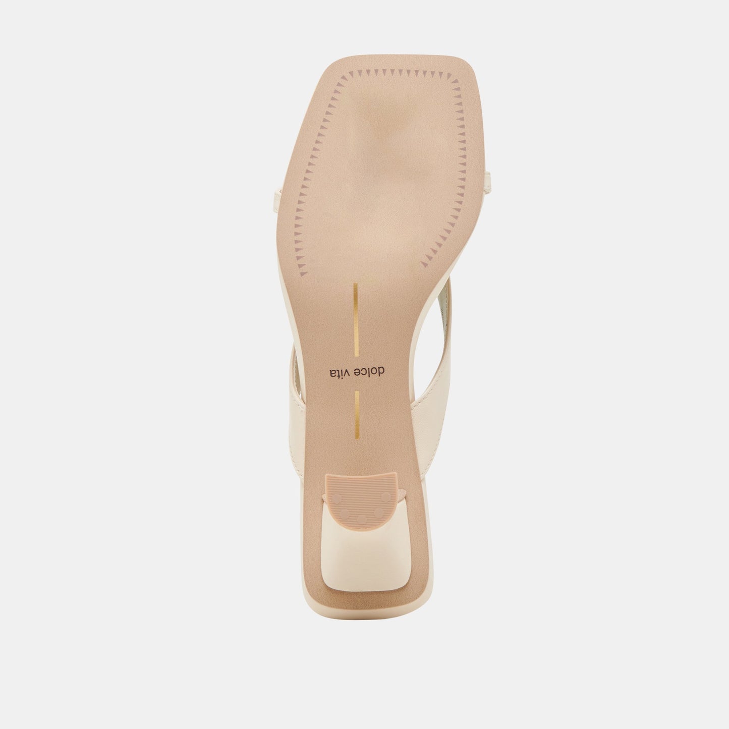 Dolce Vita Brevel Wide Bone Leather Heels