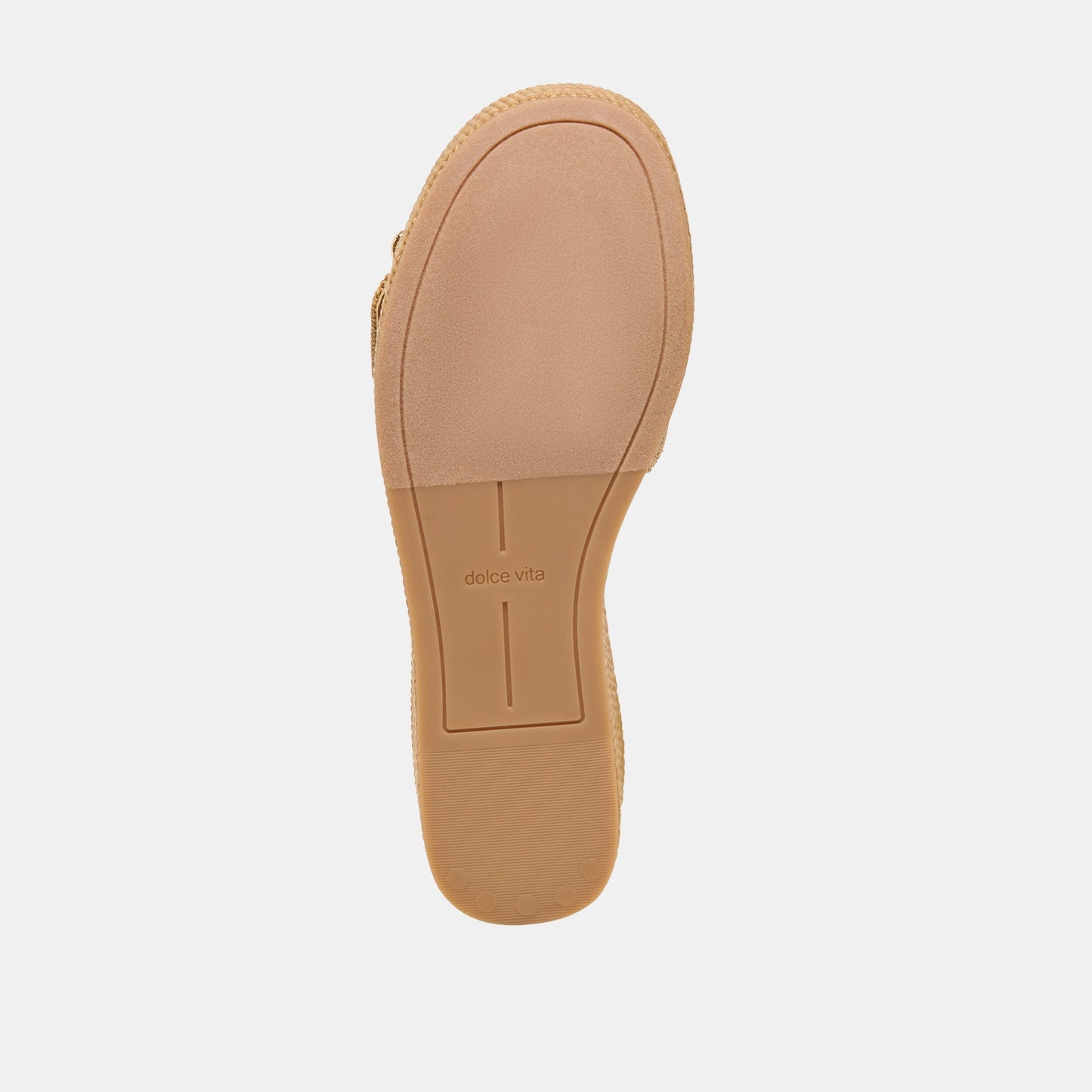 Dolce Vita Jilian Wide Mocha Raffia Wedges