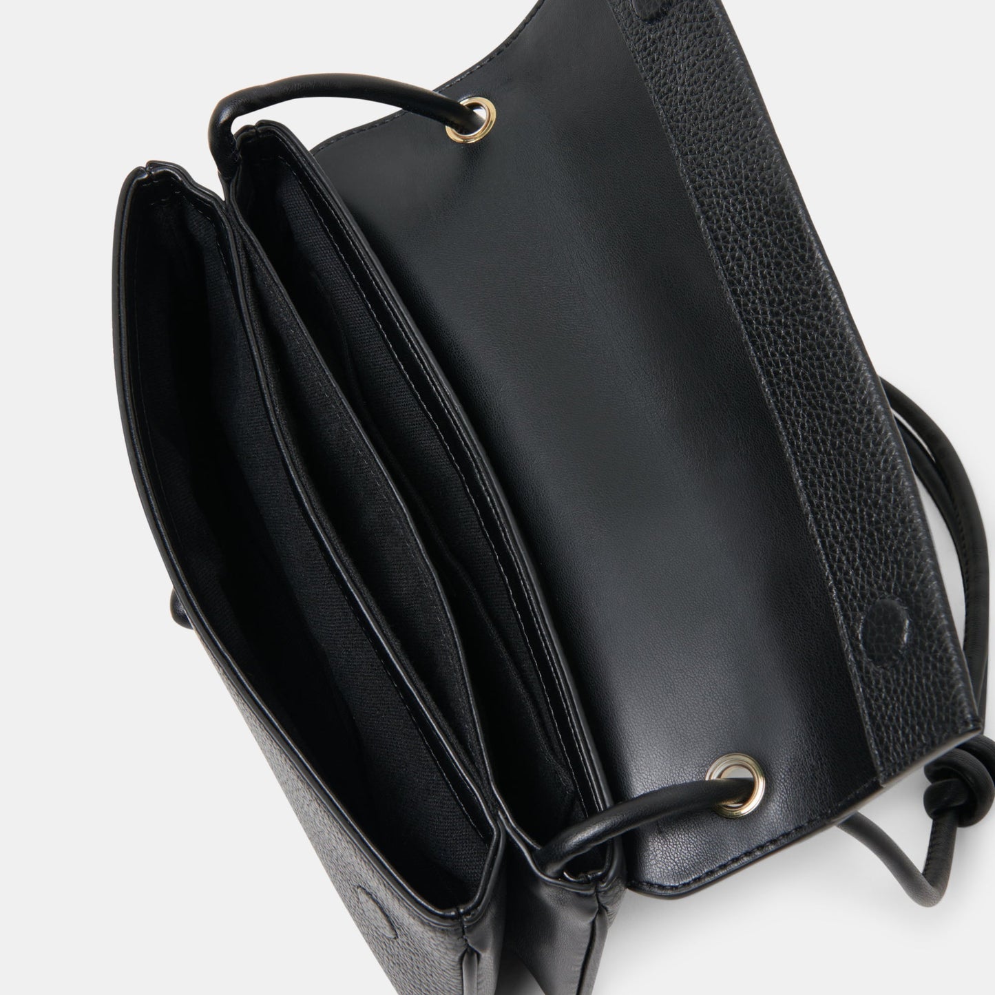 Dolce Vita ALICE Black Leather Shoulder Bag