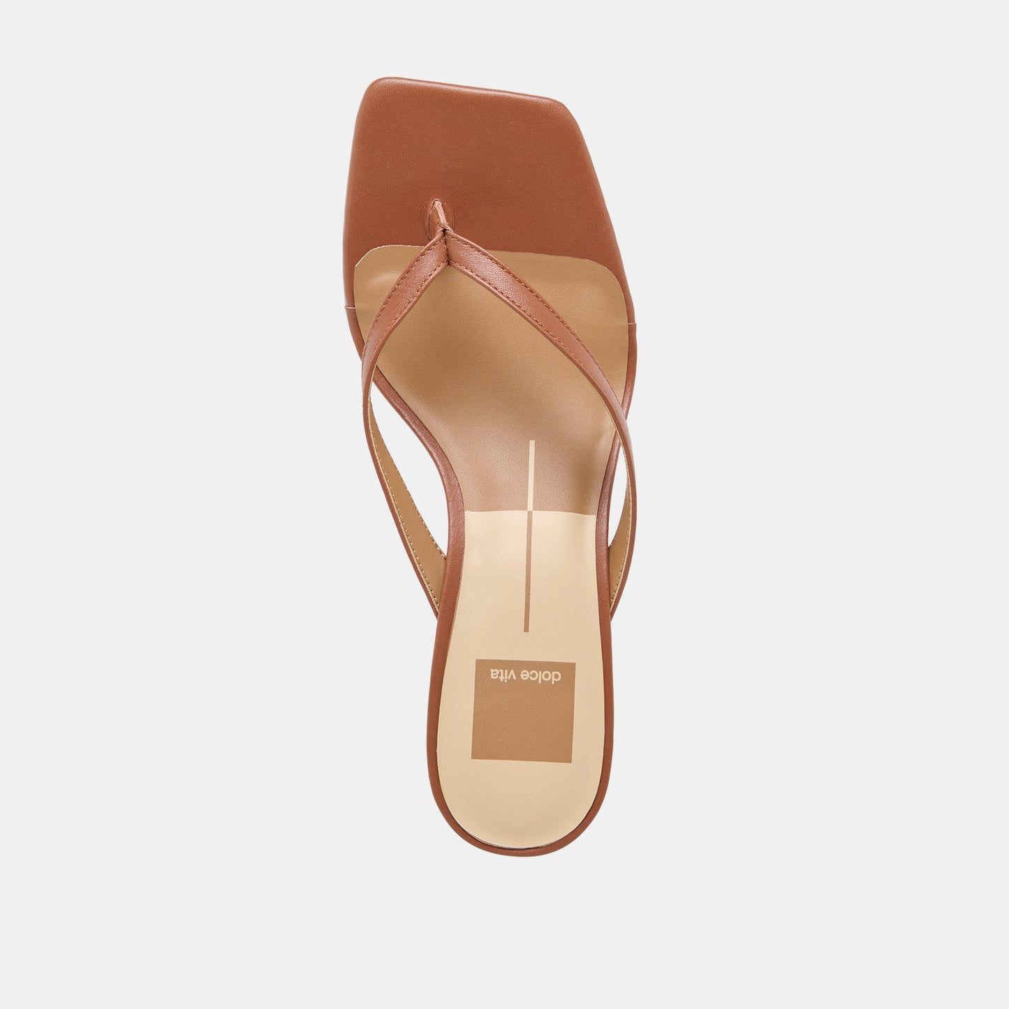 Dolce Vita Ramia Cognac Leather Heels