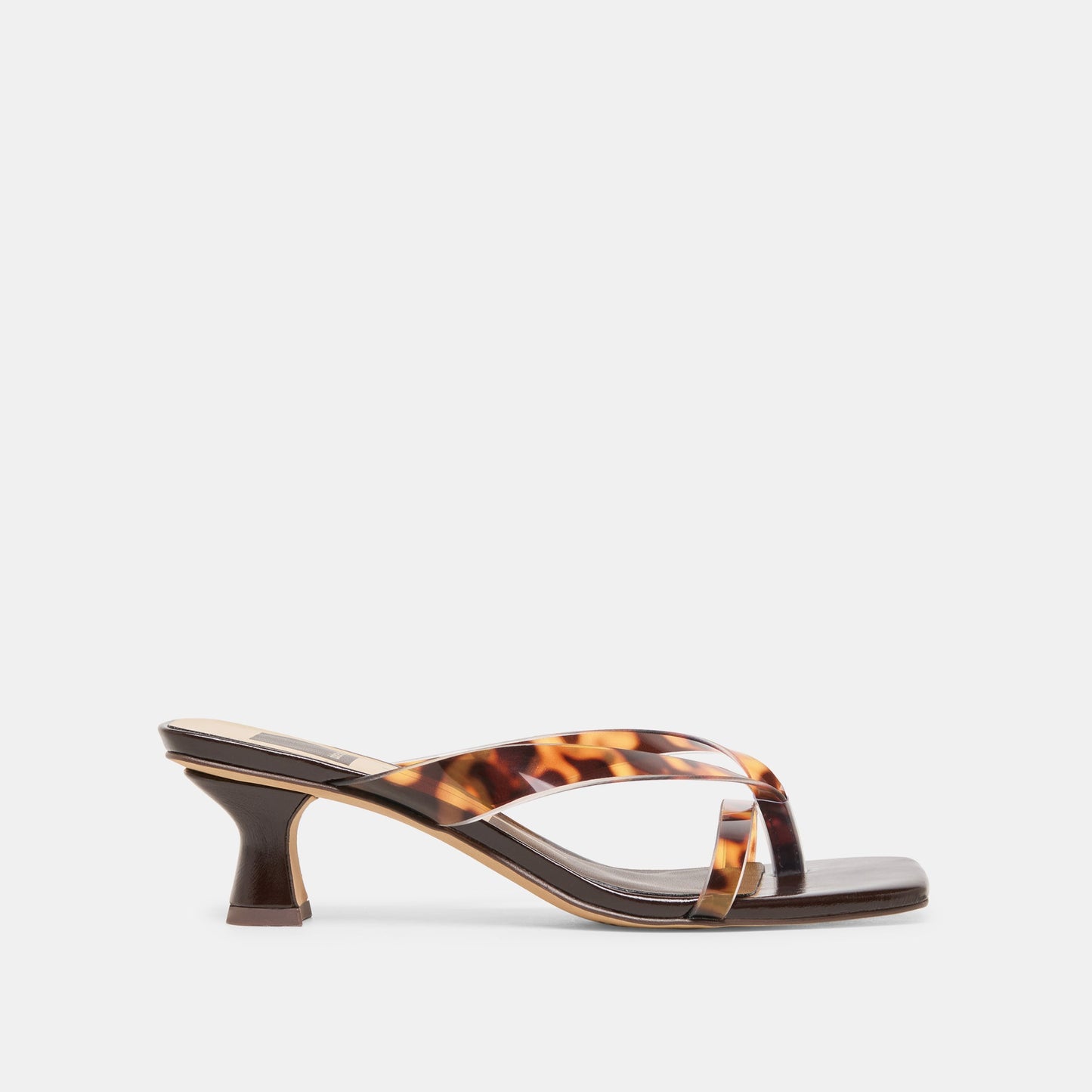 Dolce Vita Brevel Vinyl Tortoise Jelly Heels