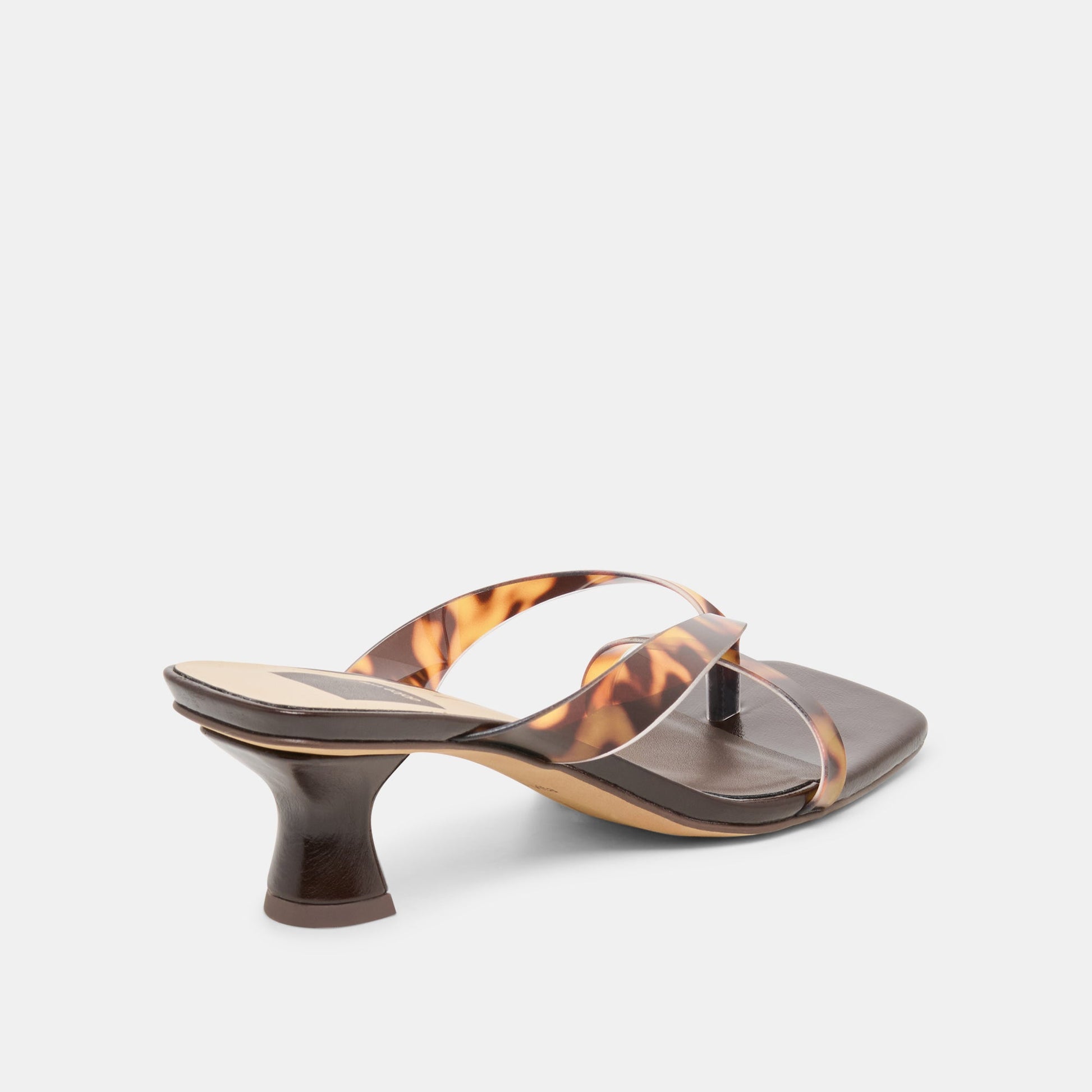Dolce Vita Brevel Vinyl Tortoise Jelly Heels