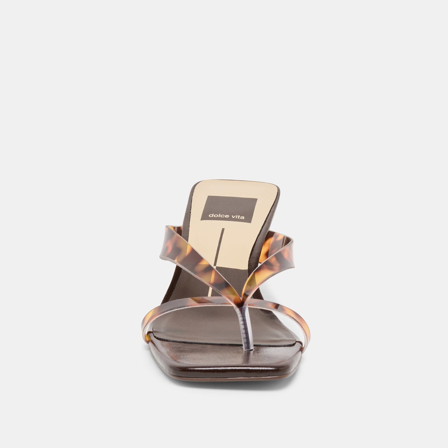 Dolce Vita Brevel Vinyl Tortoise Jelly Heels