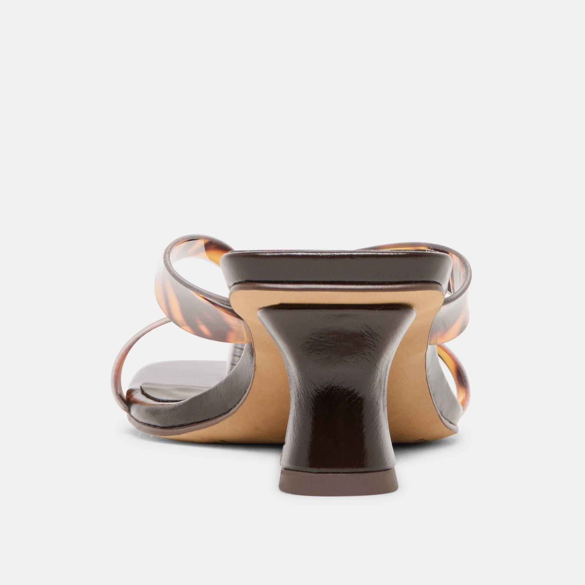 Dolce Vita Brevel Vinyl Tortoise Jelly Heels