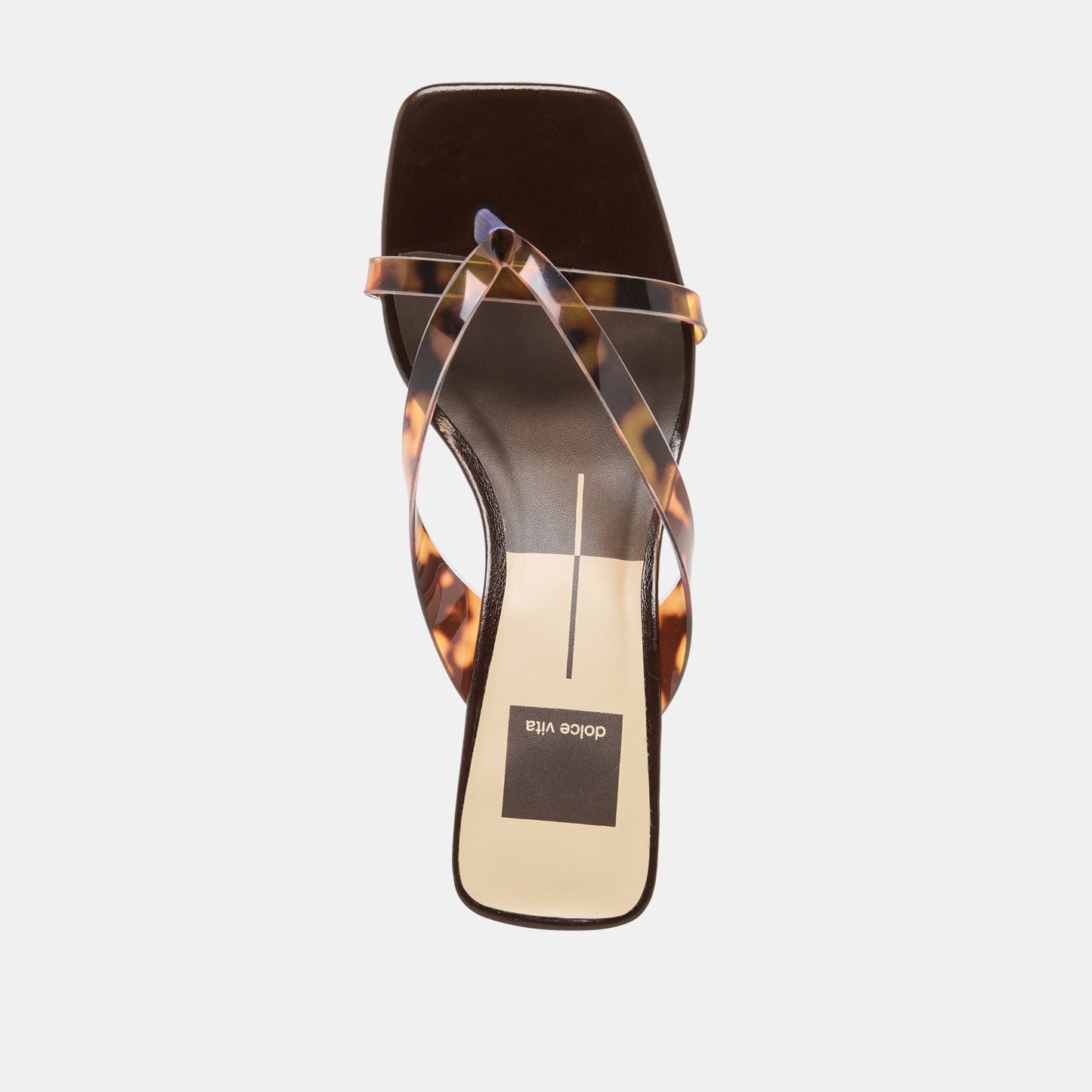 Dolce Vita Brevel Vinyl Tortoise Jelly Heels