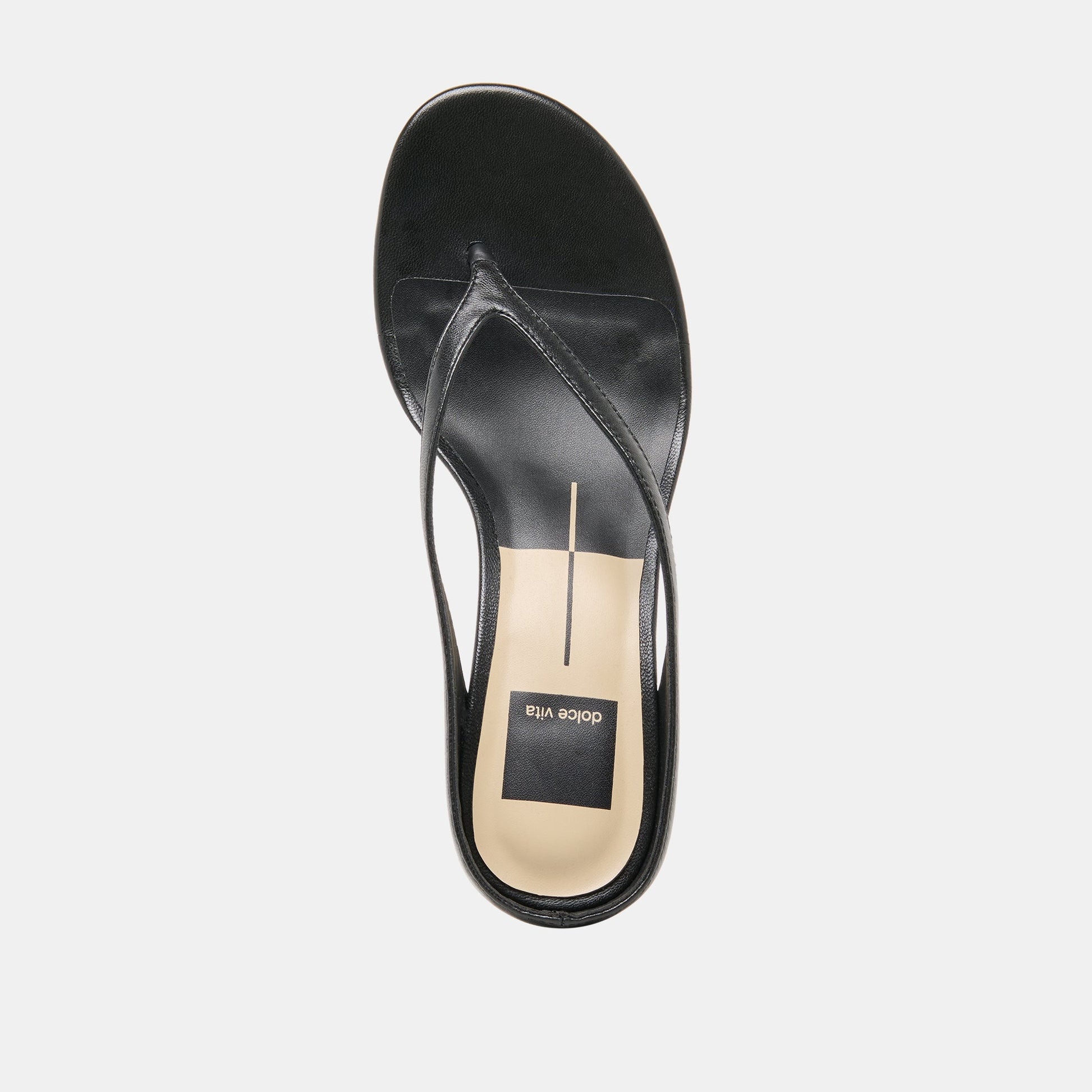 Dolce Vita Doreen Black Leather Heels