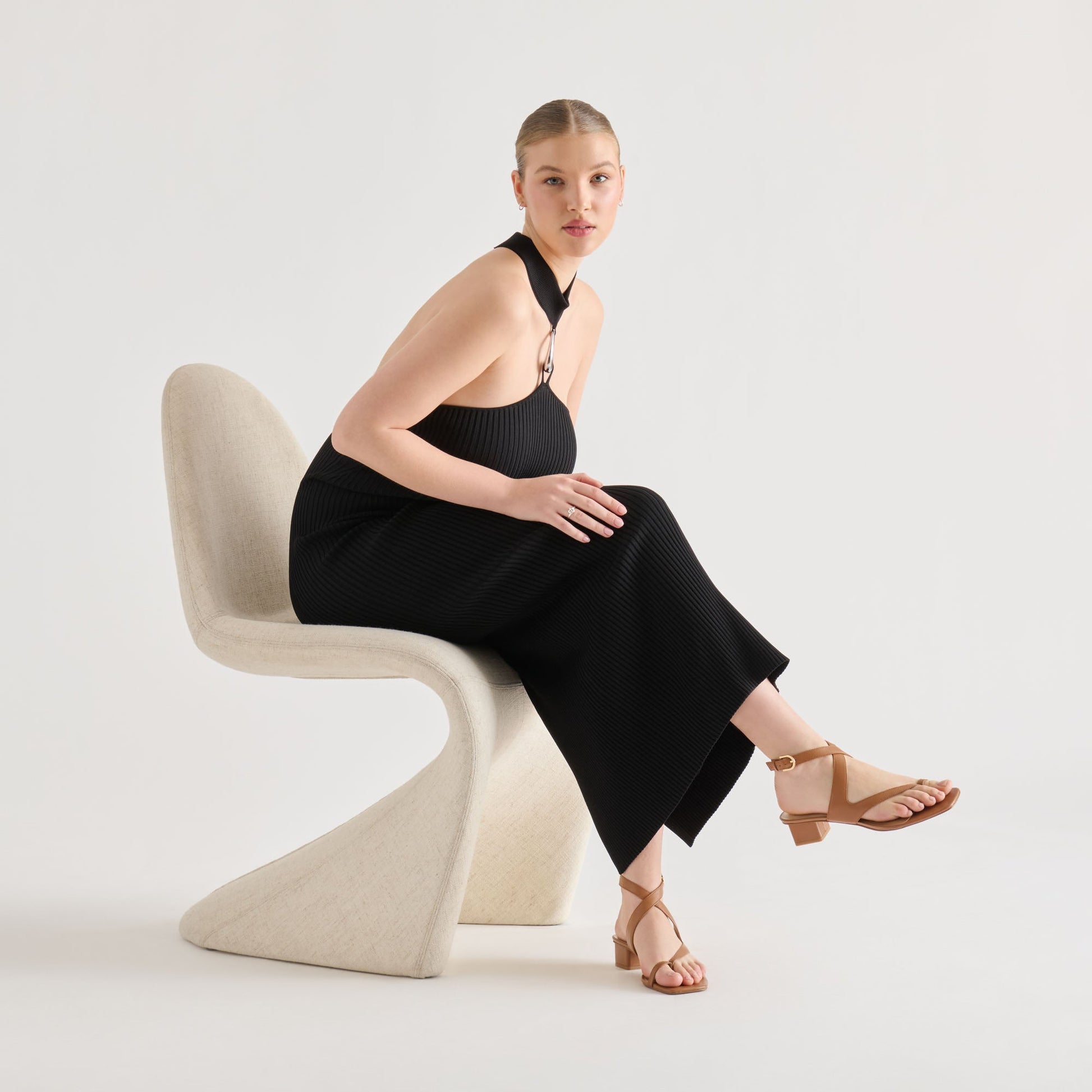 Dolce Vita Kameo Saddle Leather Heels