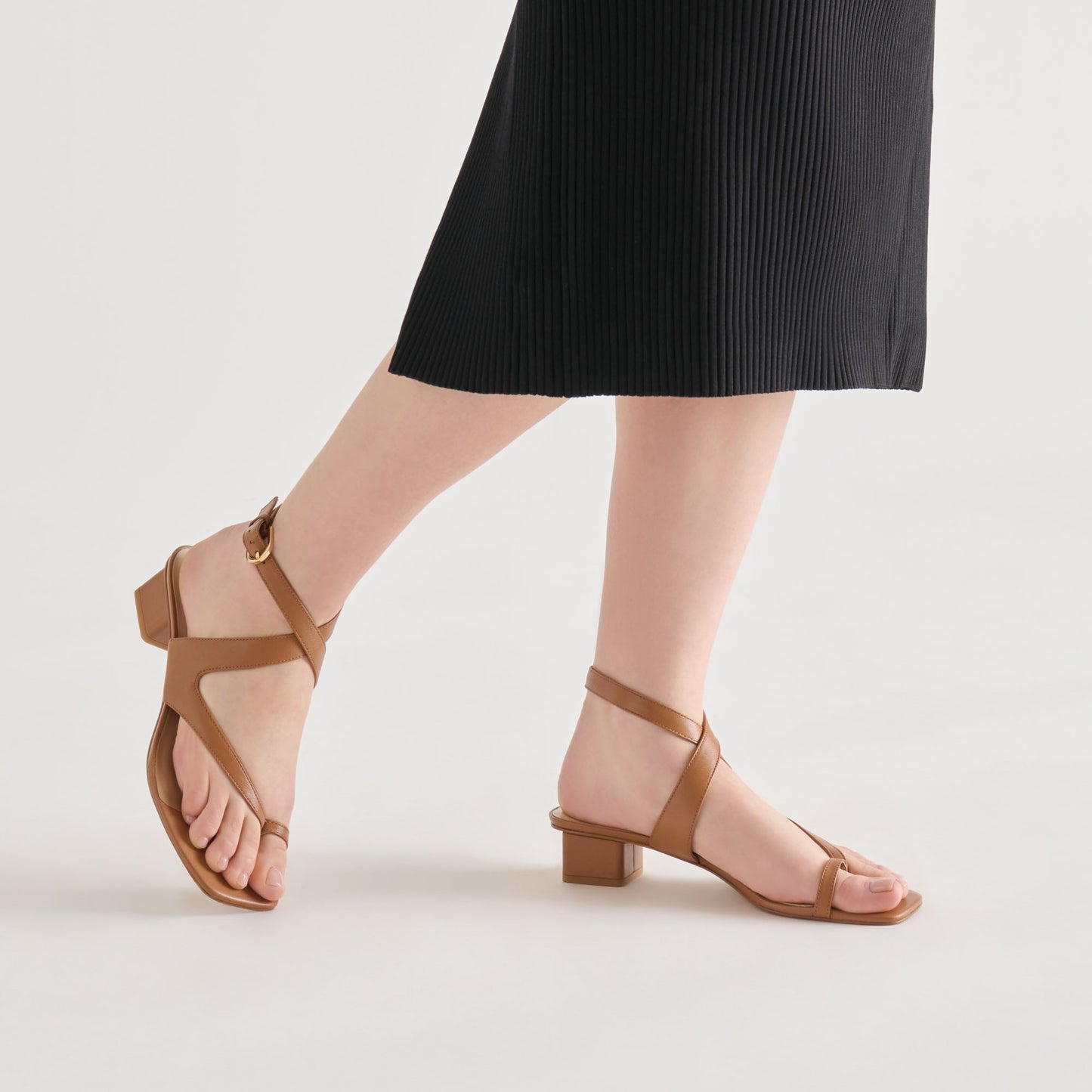 Dolce Vita Kameo Saddle Leather Heels