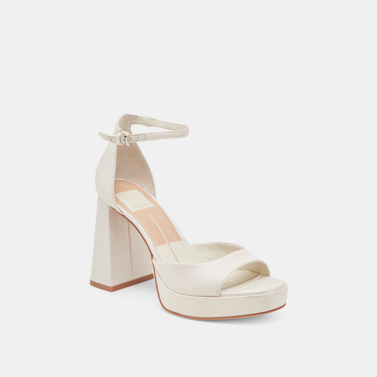 Dolce Vita PANDRO HEELS WHITE SATIN
 – Dolce Vita