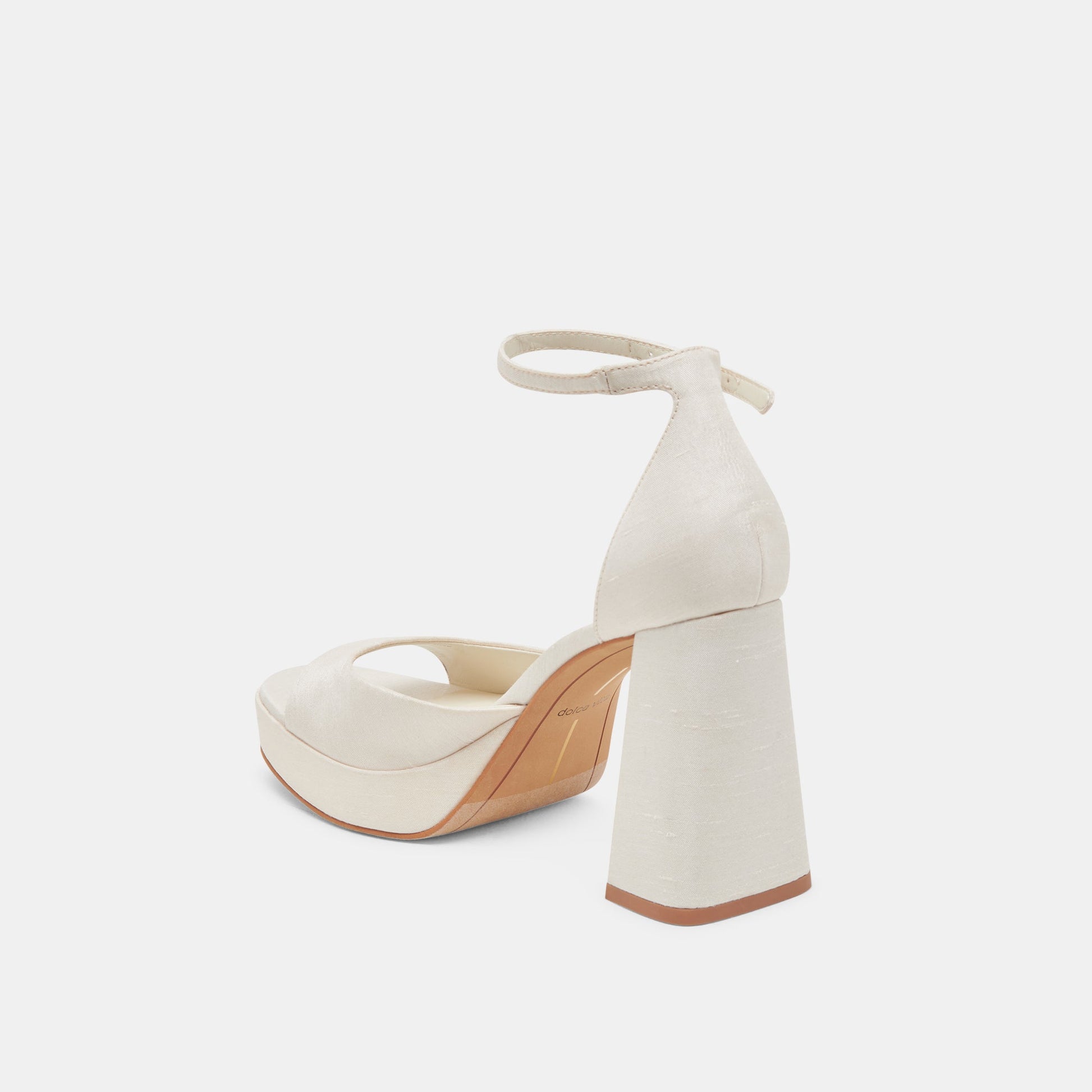 Dolce Vita PANDRO HEELS WHITE SATIN
 – Dolce Vita
