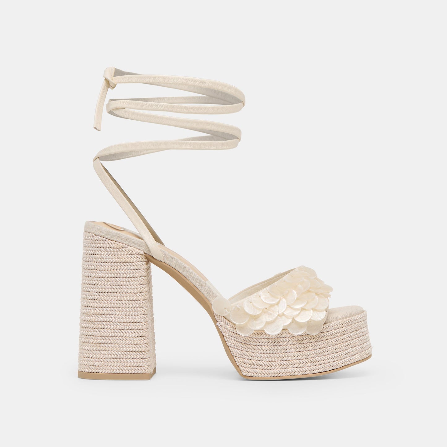 Dolce Vita Dorthy Confetti Ivory Leather Heels