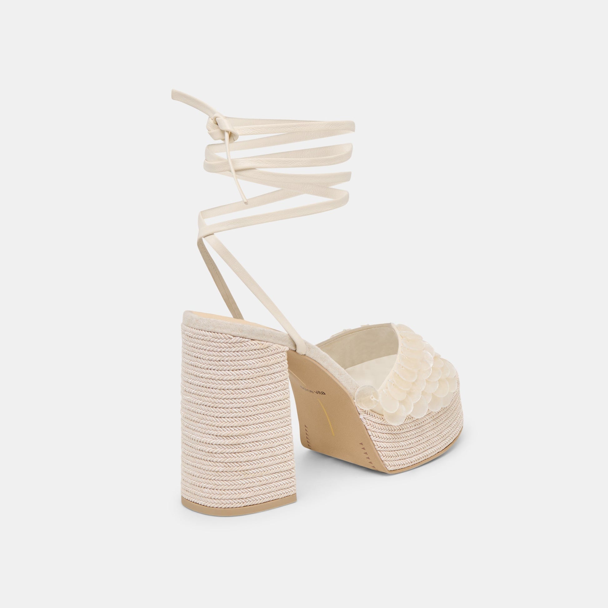 Dolce Vita Dorthy Confetti Ivory Leather Heels