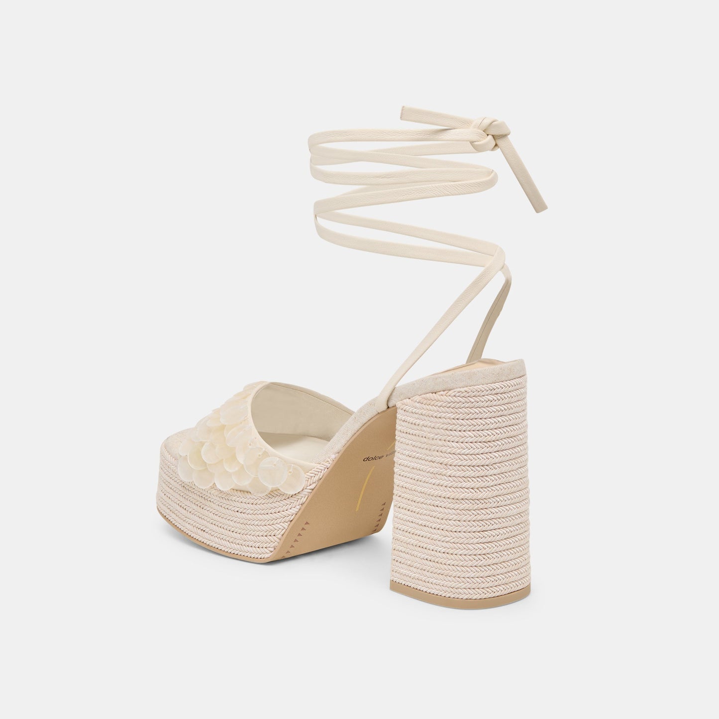 Dolce Vita Dorthy Confetti Ivory Leather Heels