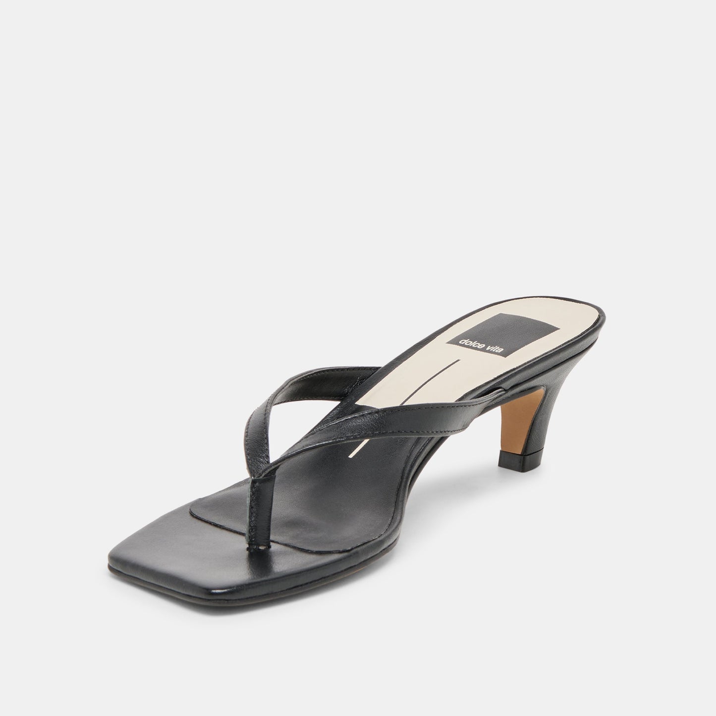 Dolce Vita Ramia Black Leather Heels