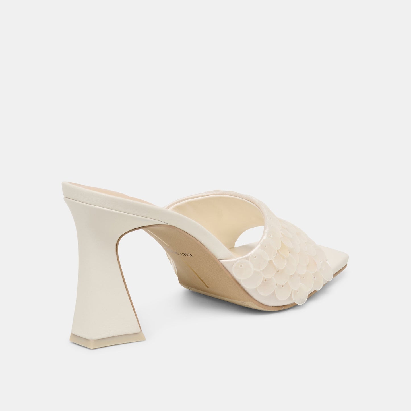 Dolce Vita Nandy Confetti Ivory Sequin Heels