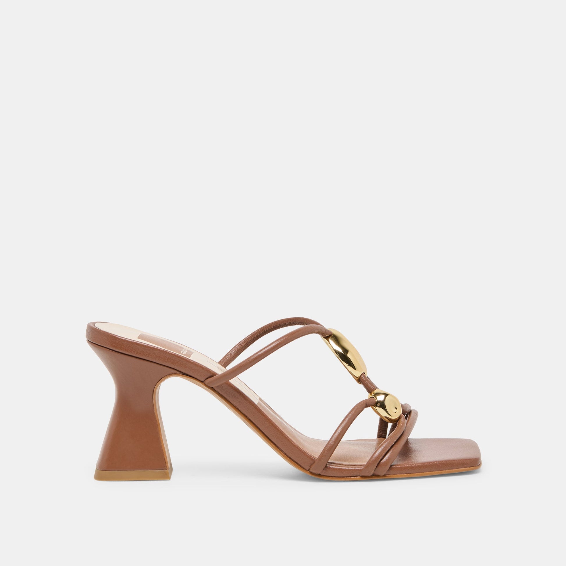 Dolce Vita Alayna Cognac Leather Heels