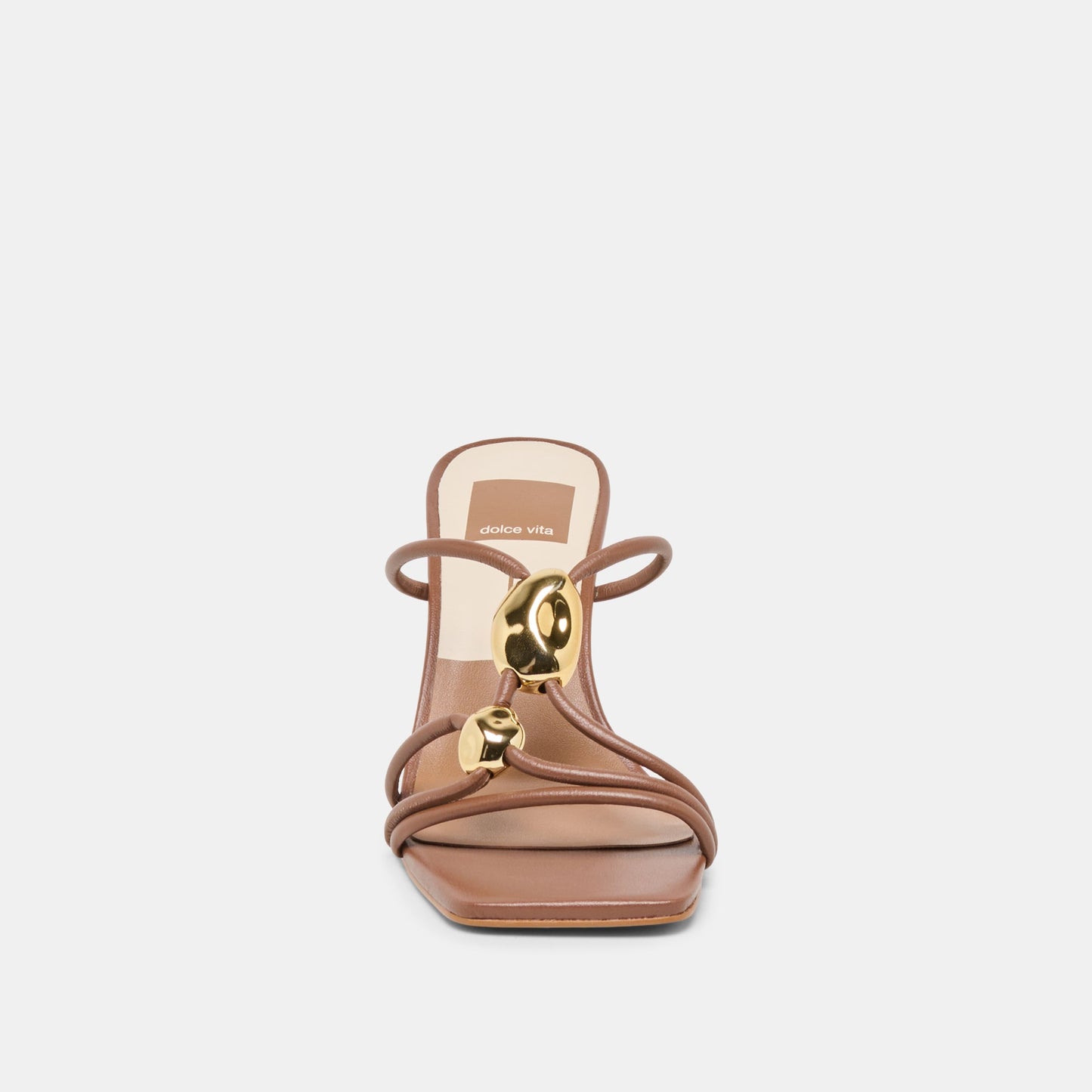 Dolce Vita Alayna Cognac Leather Heels