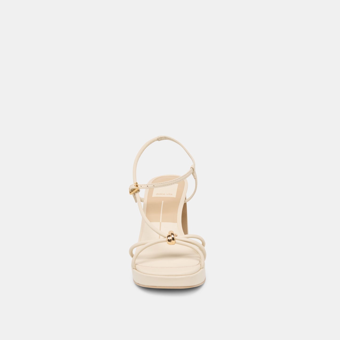 Dolce Vita Odete Creme Leather Heels