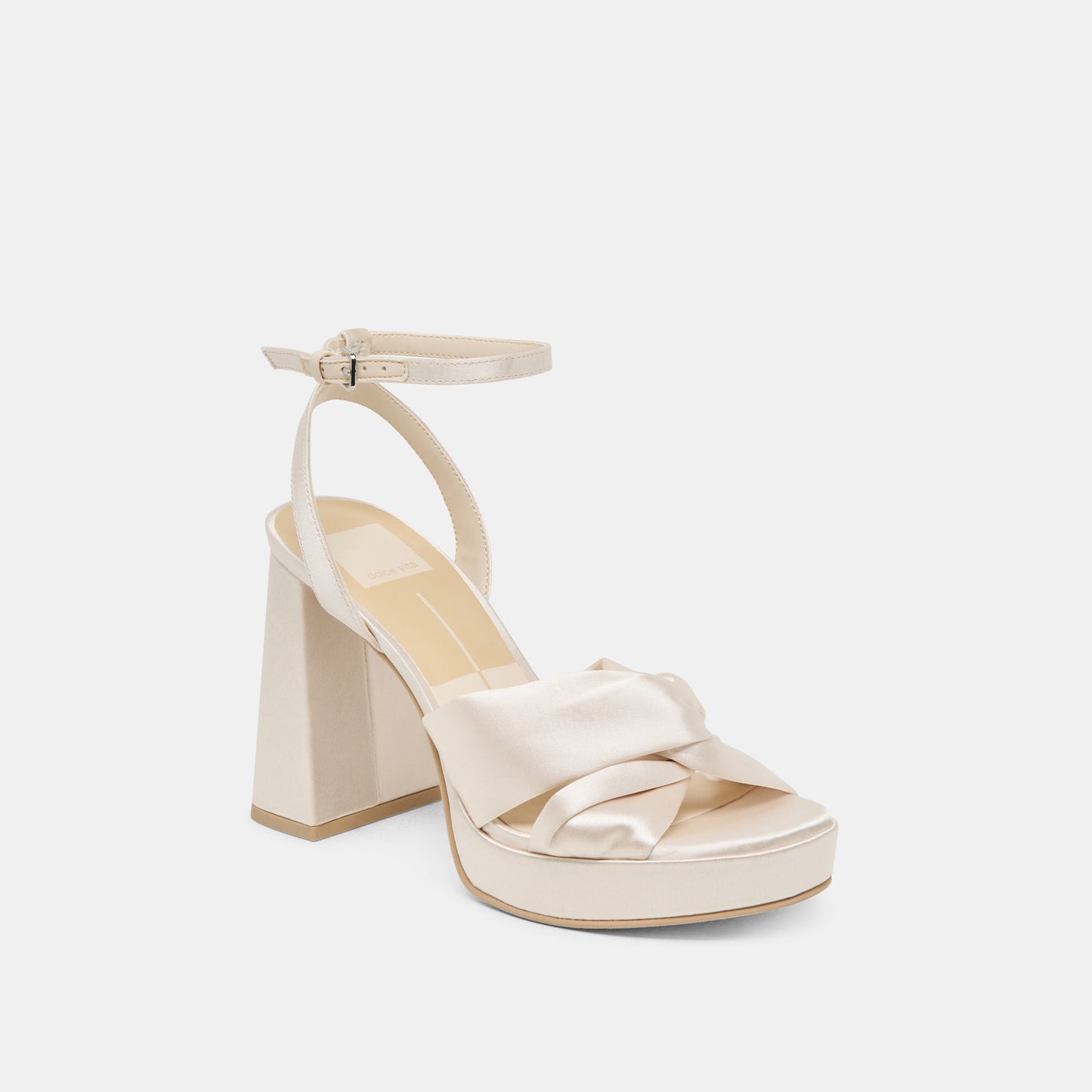 Dolce Vita PARLO HEELS IVORY SATIN
 – Dolce Vita