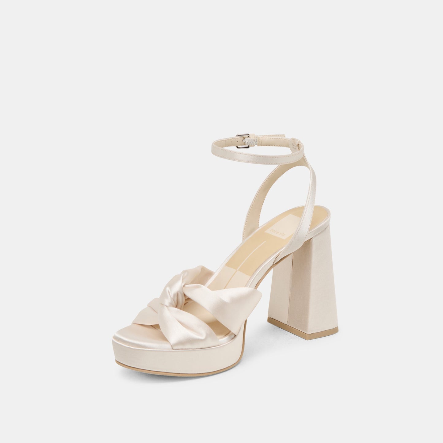 Dolce Vita PARLO HEELS IVORY SATIN
 – Dolce Vita