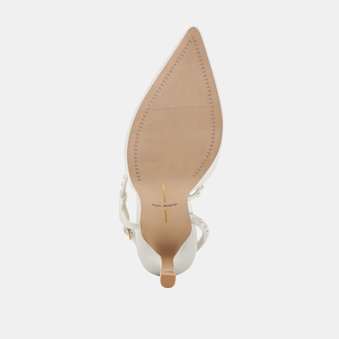 Dolce Vita KAMRA PEARL HEELS TRUE WHITE SATIN
 – Dolce Vita