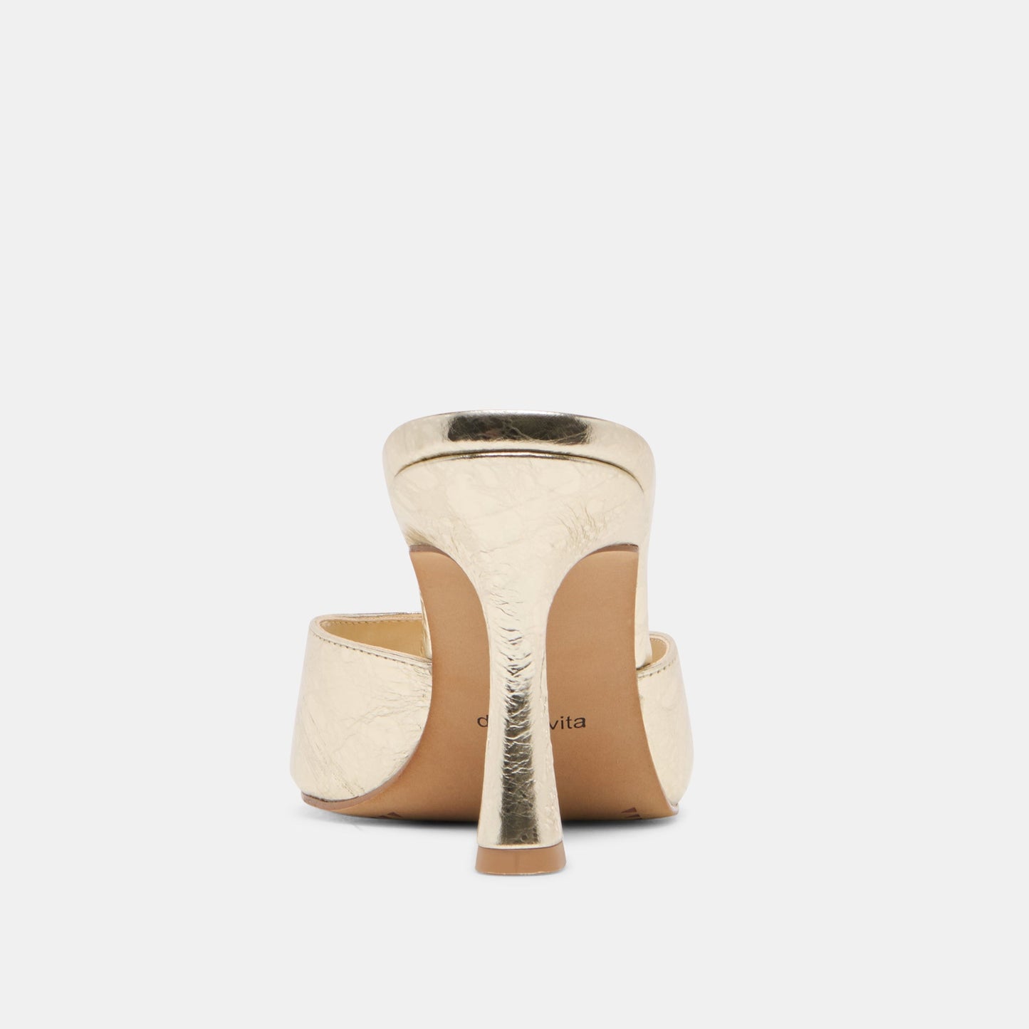 Dolce Vita Rosha Platinum Distressed Leather Heels