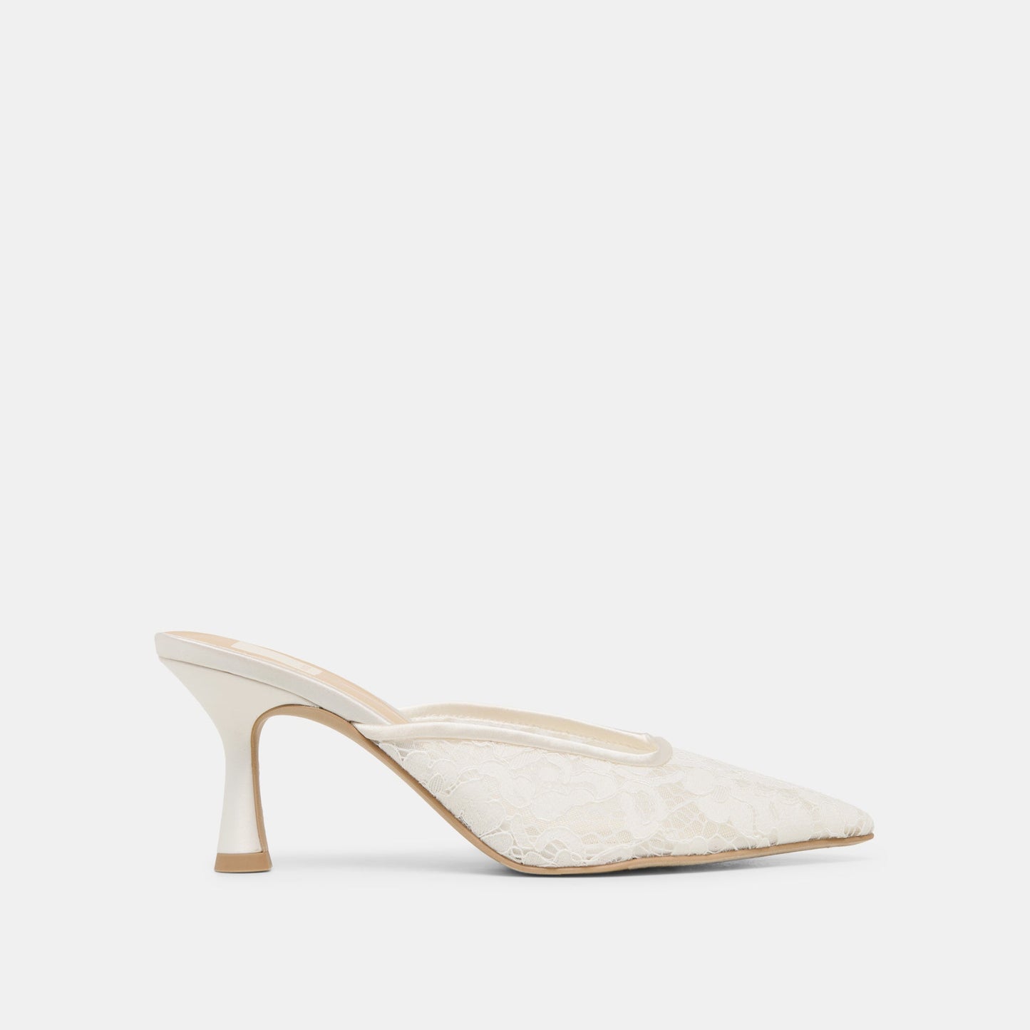 Dolce Vita Cleo High True White Lace Heels