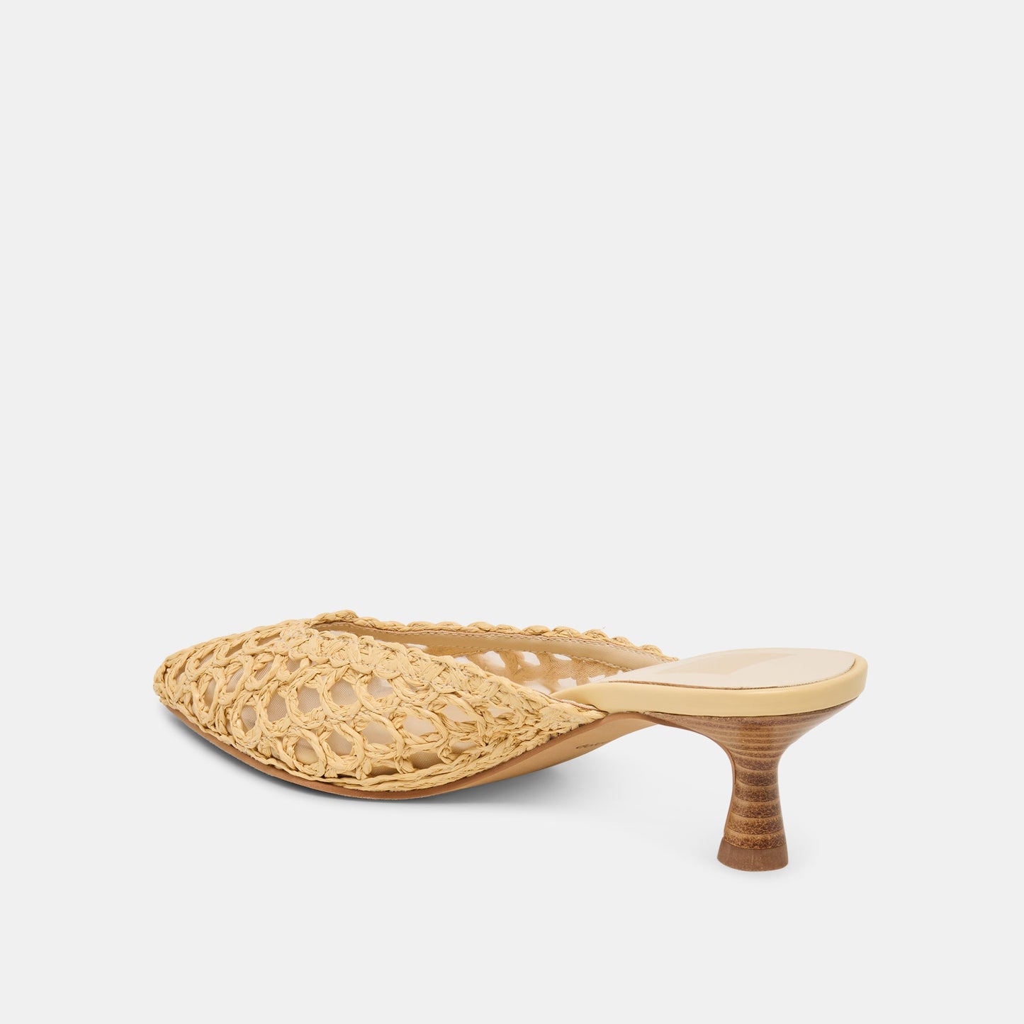 Dolce Vita Cleo Loop Natural Raffia Heels