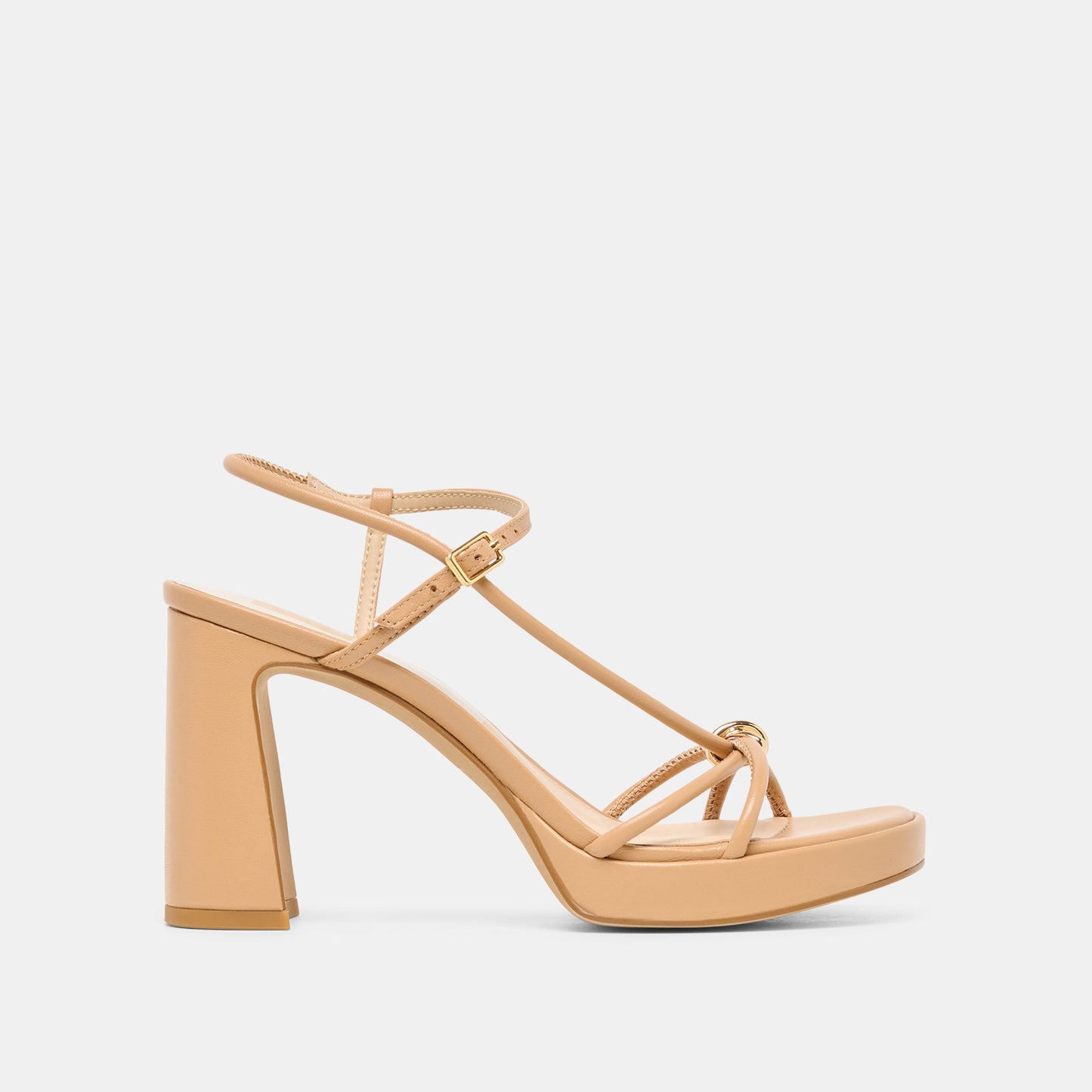 Dolce Vita Odete Lt Tan Leather Heels