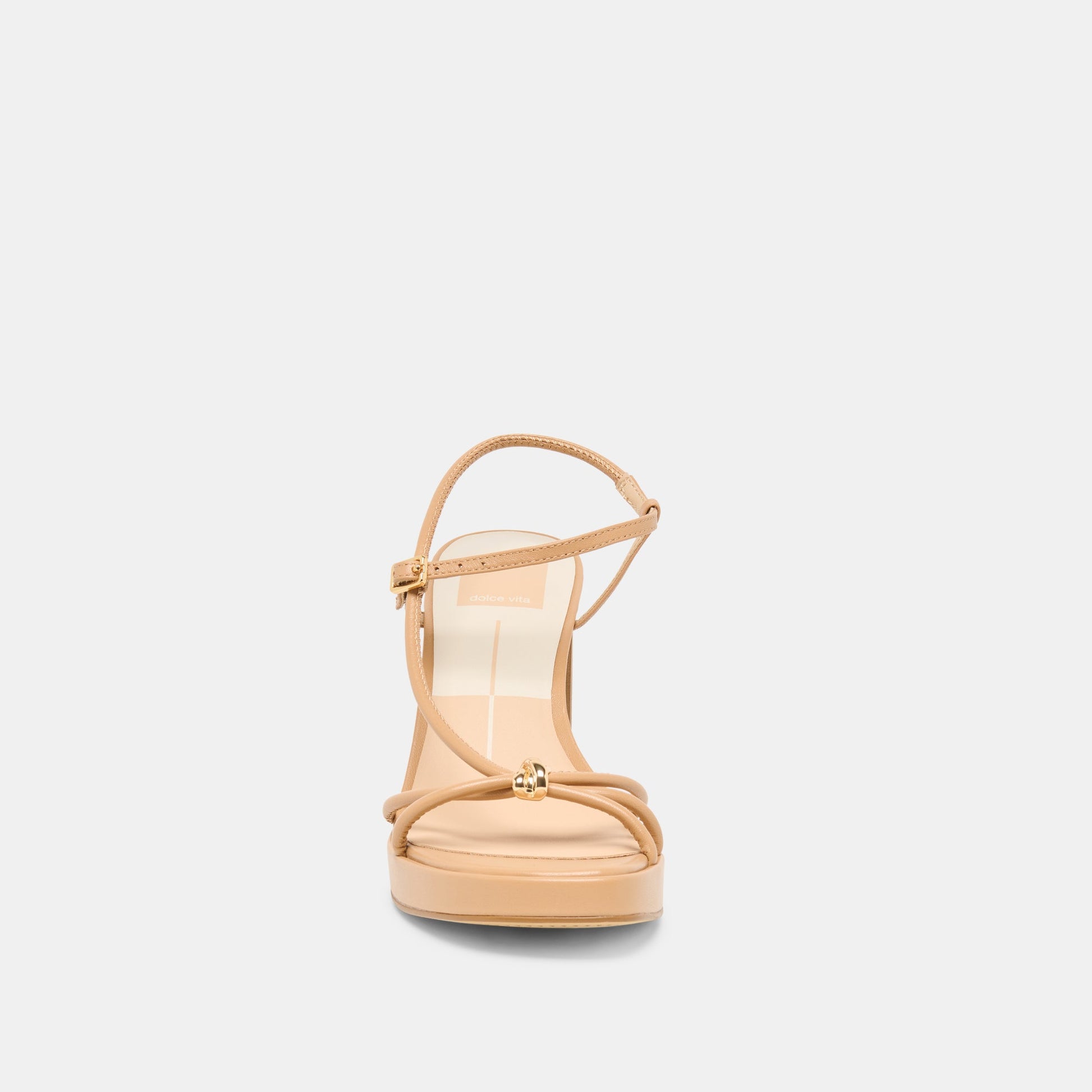 Dolce Vita Odete Lt Tan Leather Heels