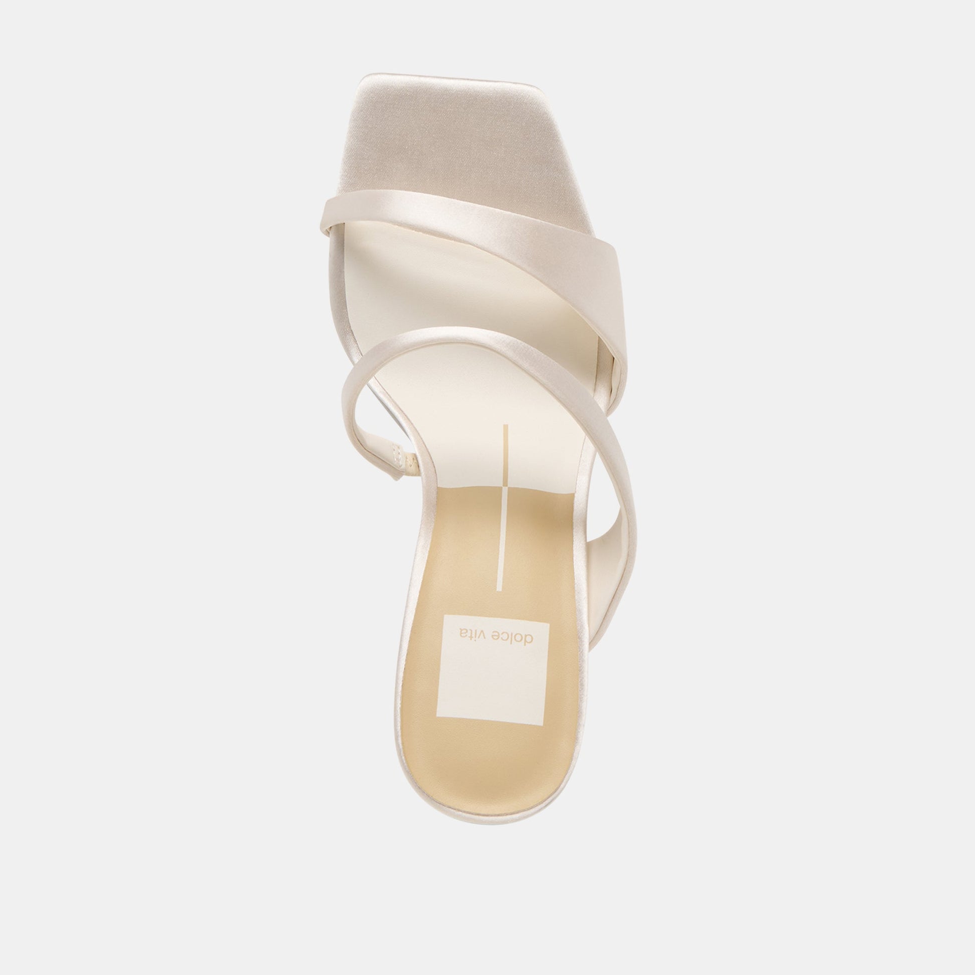 Dolce Vita Icelyn Ivory Satin Heels