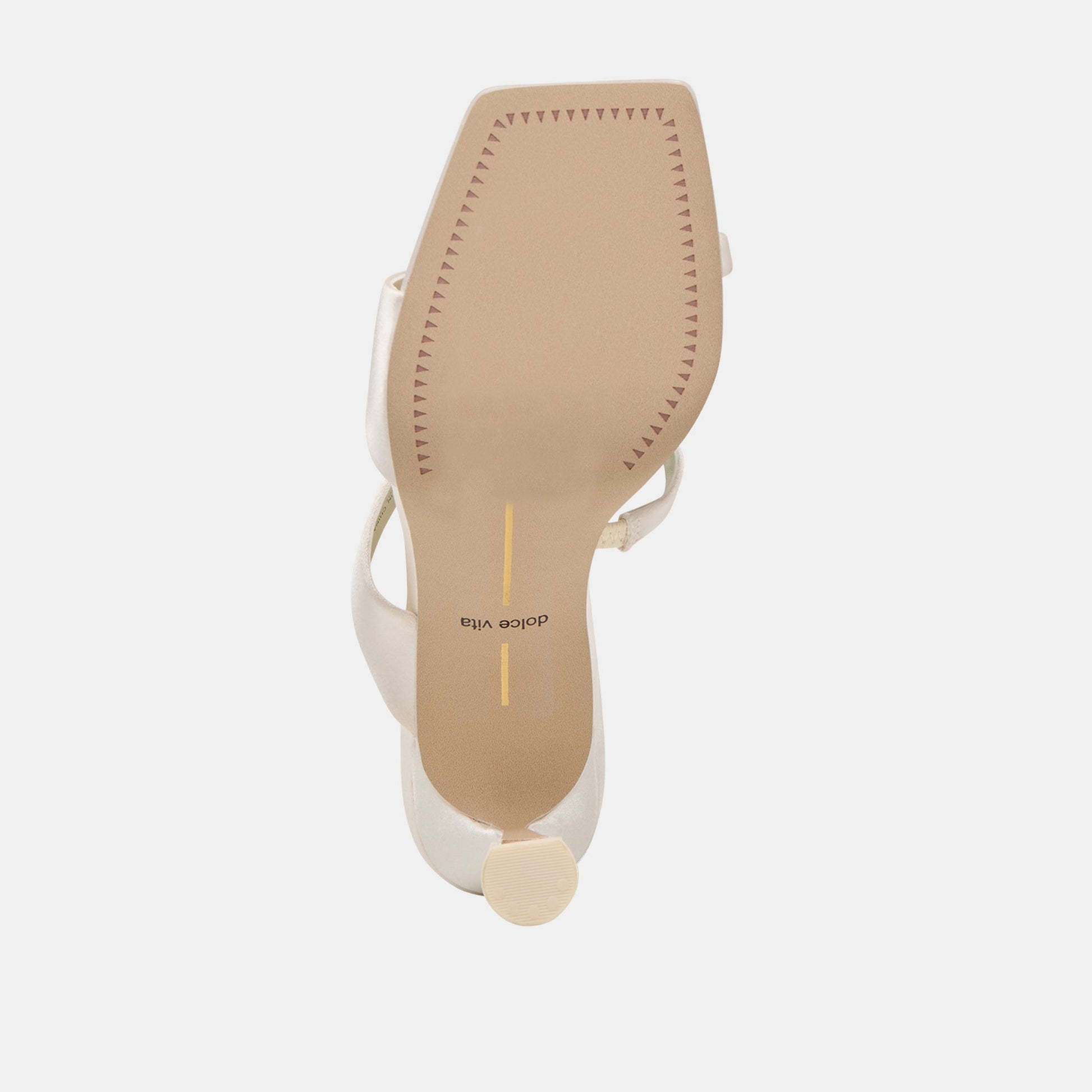Dolce Vita Icelyn Ivory Satin Heels