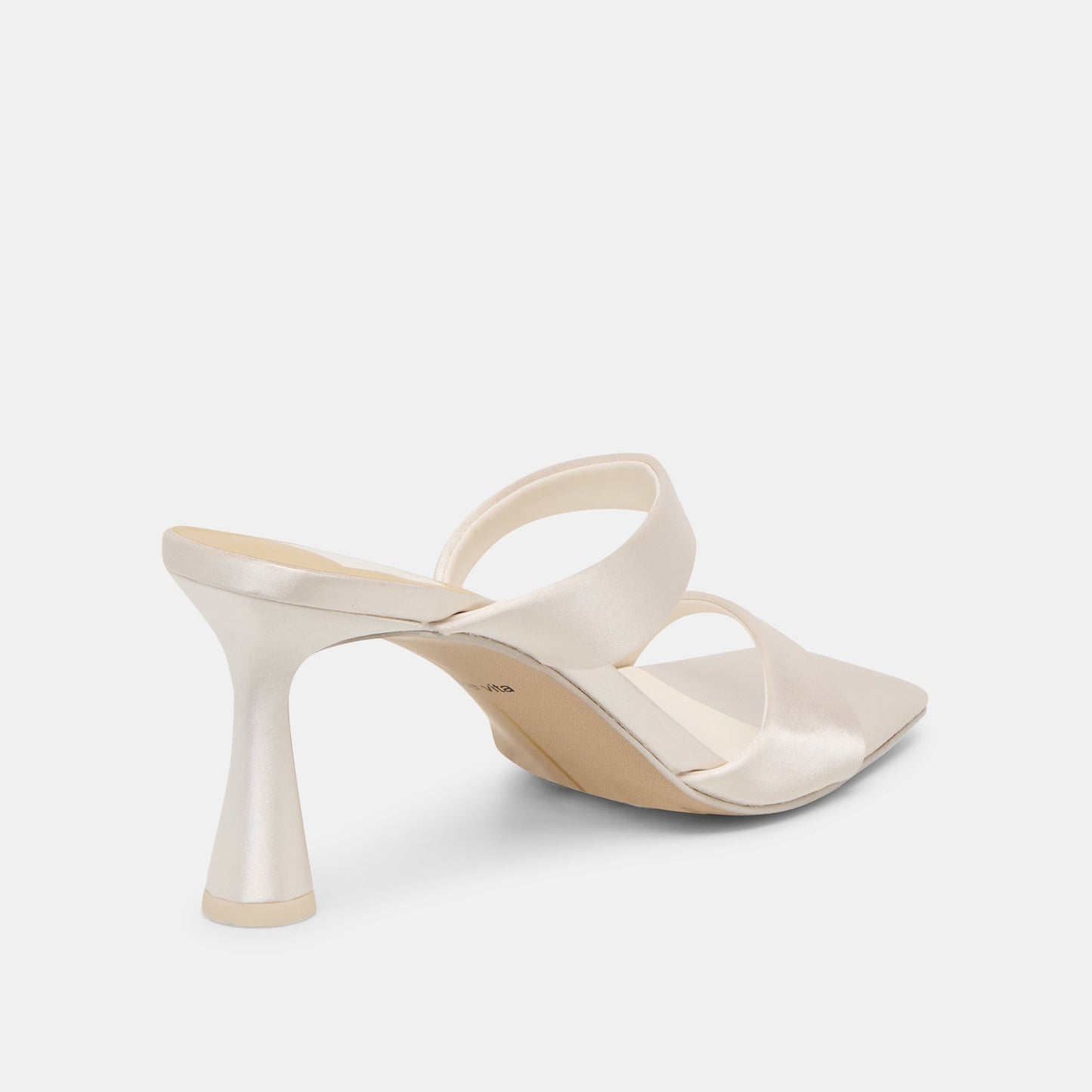 Dolce Vita Icelyn Ivory Satin Heels
