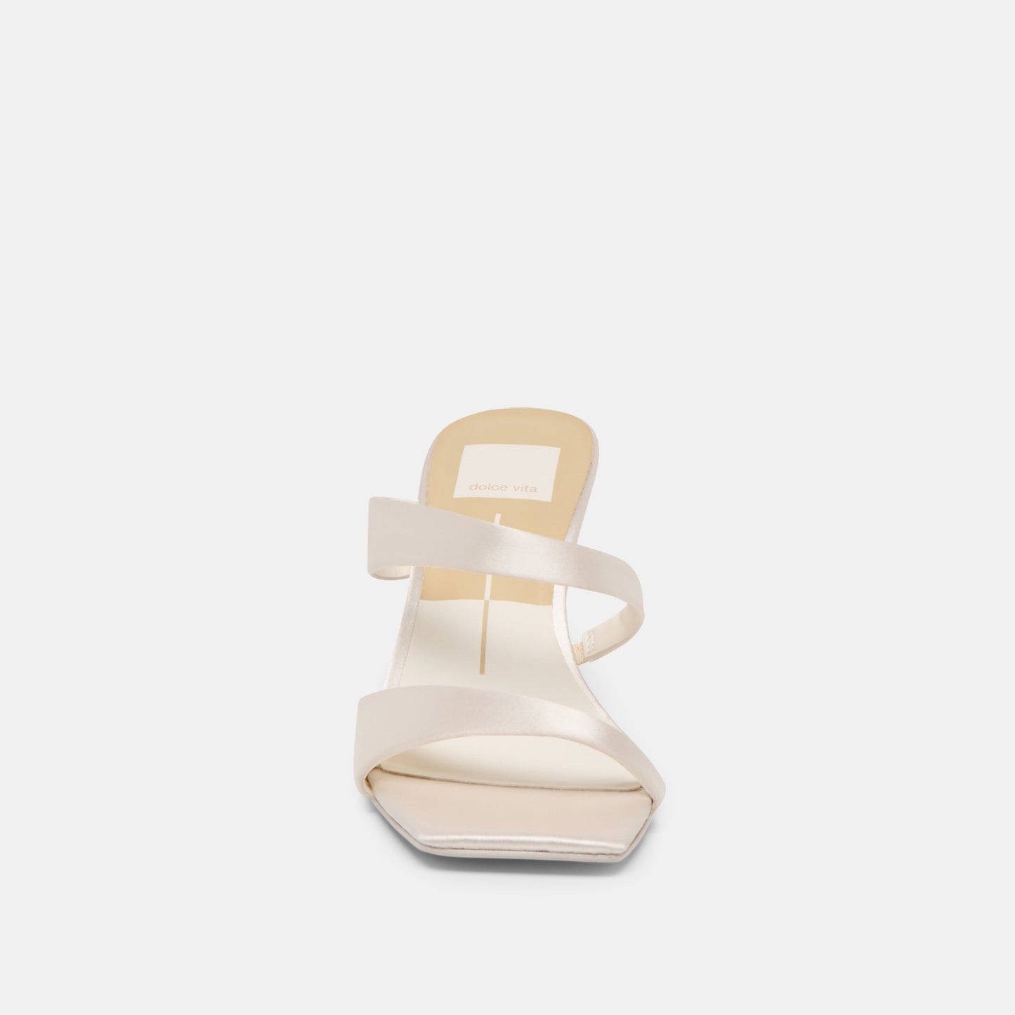 Dolce Vita Icelyn Ivory Satin Heels