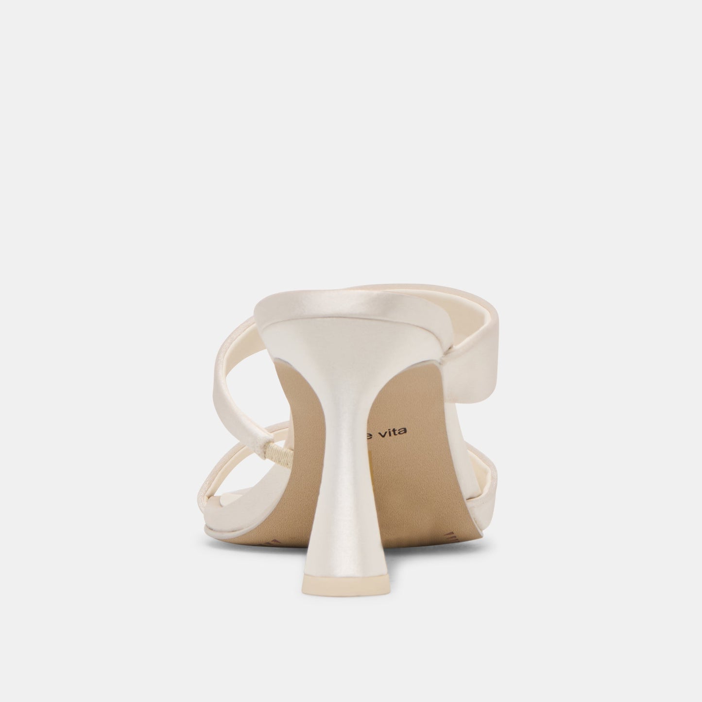Dolce Vita Icelyn Ivory Satin Heels