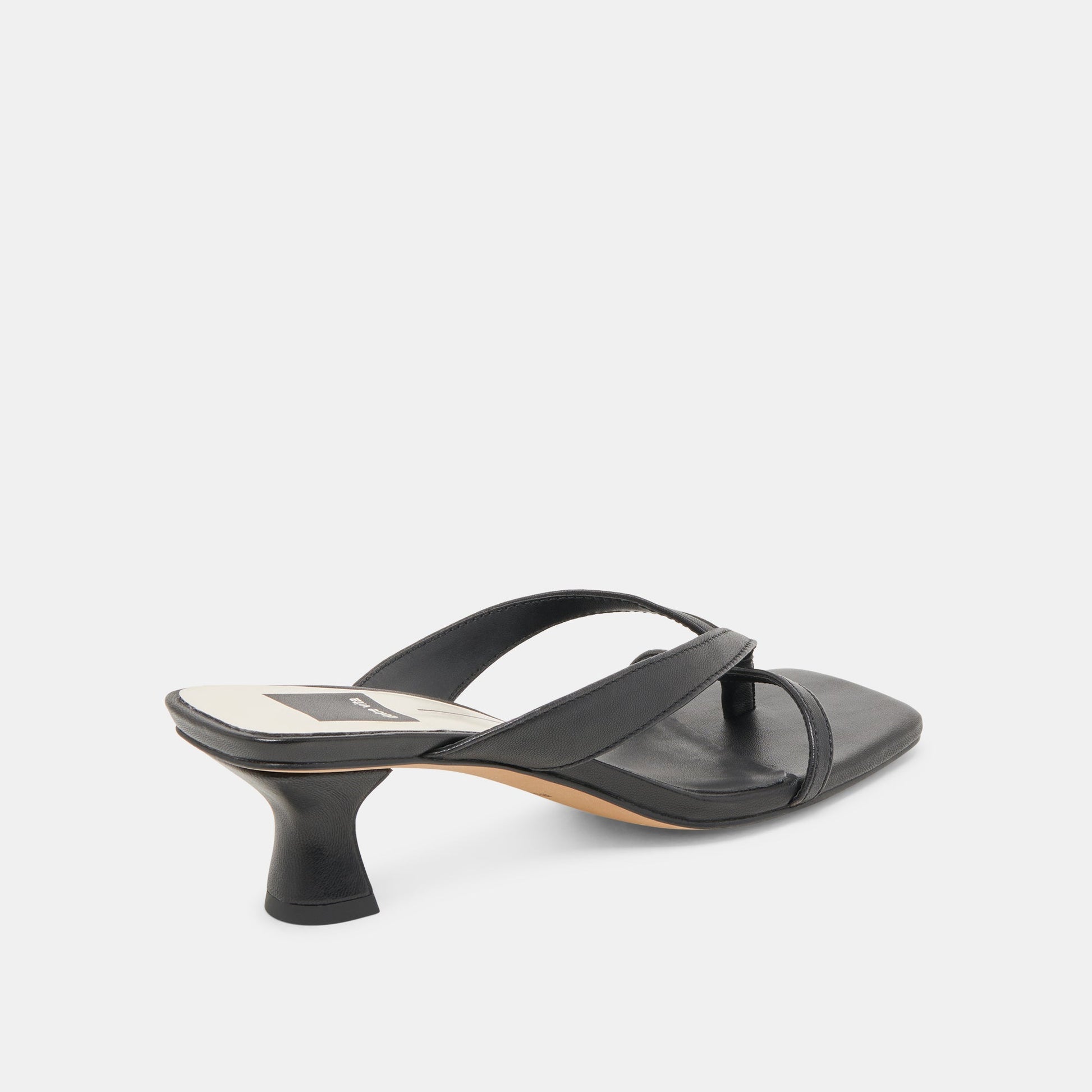 Dolce Vita BREVEL WIDE HEELS ONYX LEATHER
 – Dolce Vita